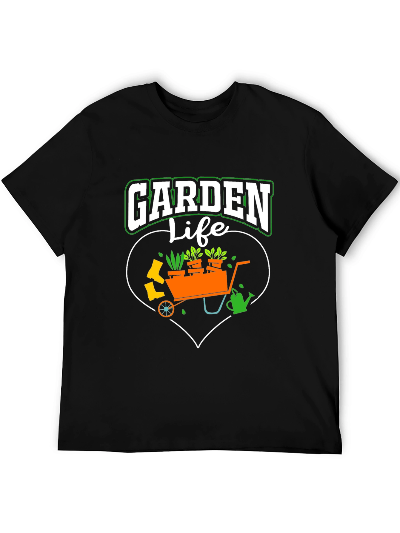 Garden Life T-Shirt: Gardening Heart Design