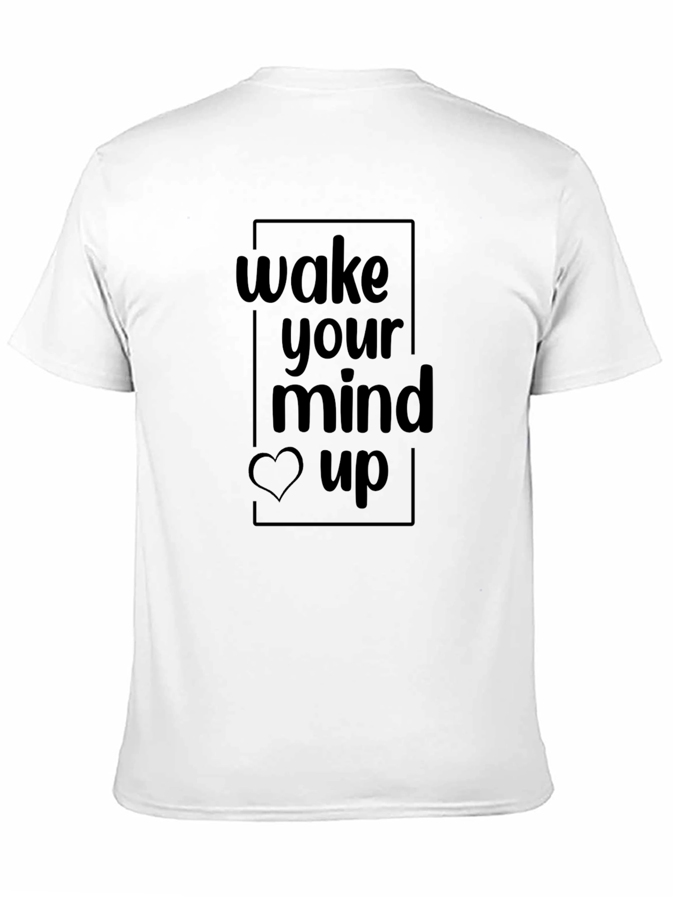 Wake Your Mind Up Graphic Tee - Black