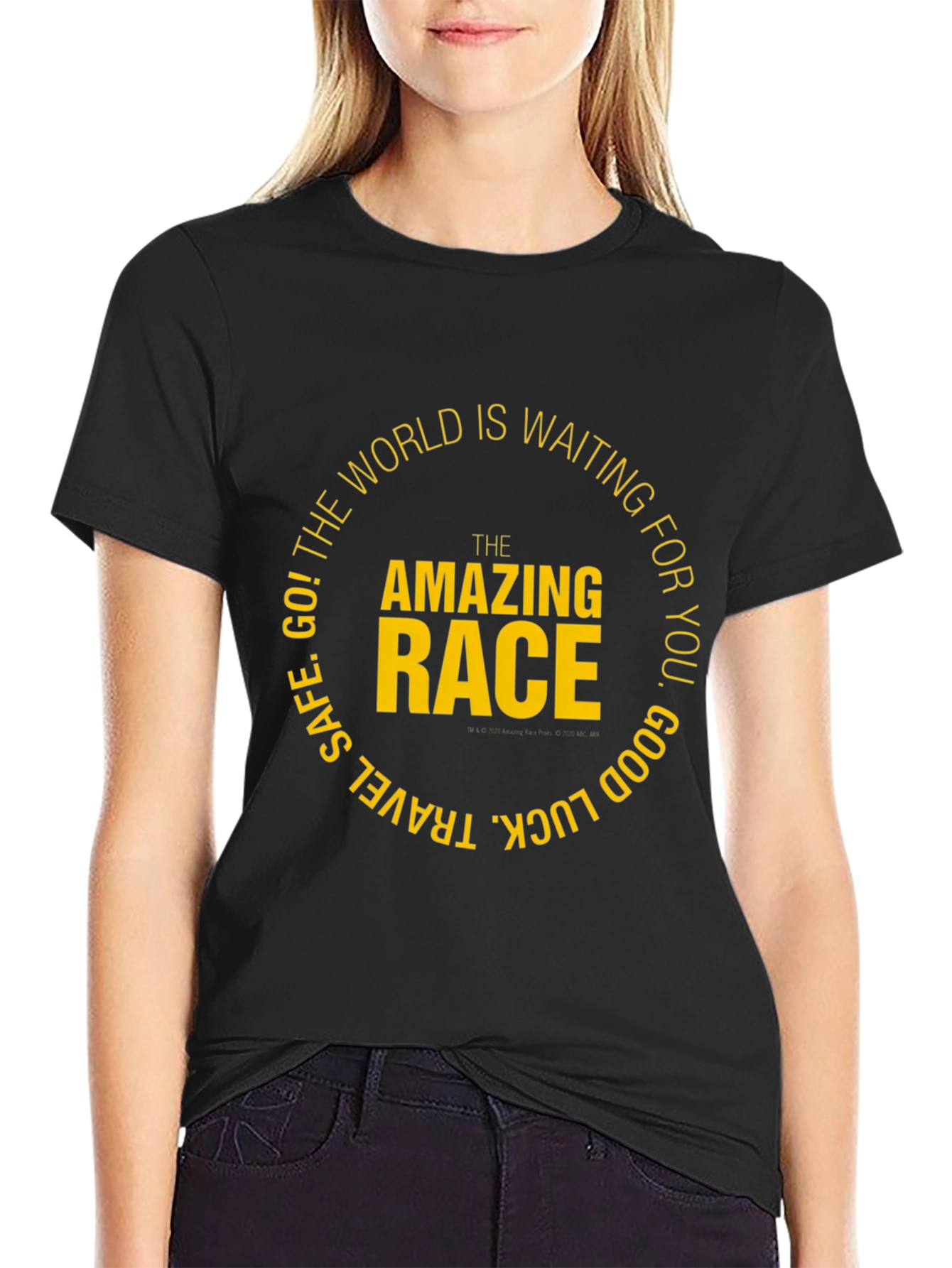 The Amazing Race T-Shirt - Travel Inspired Black Tee
