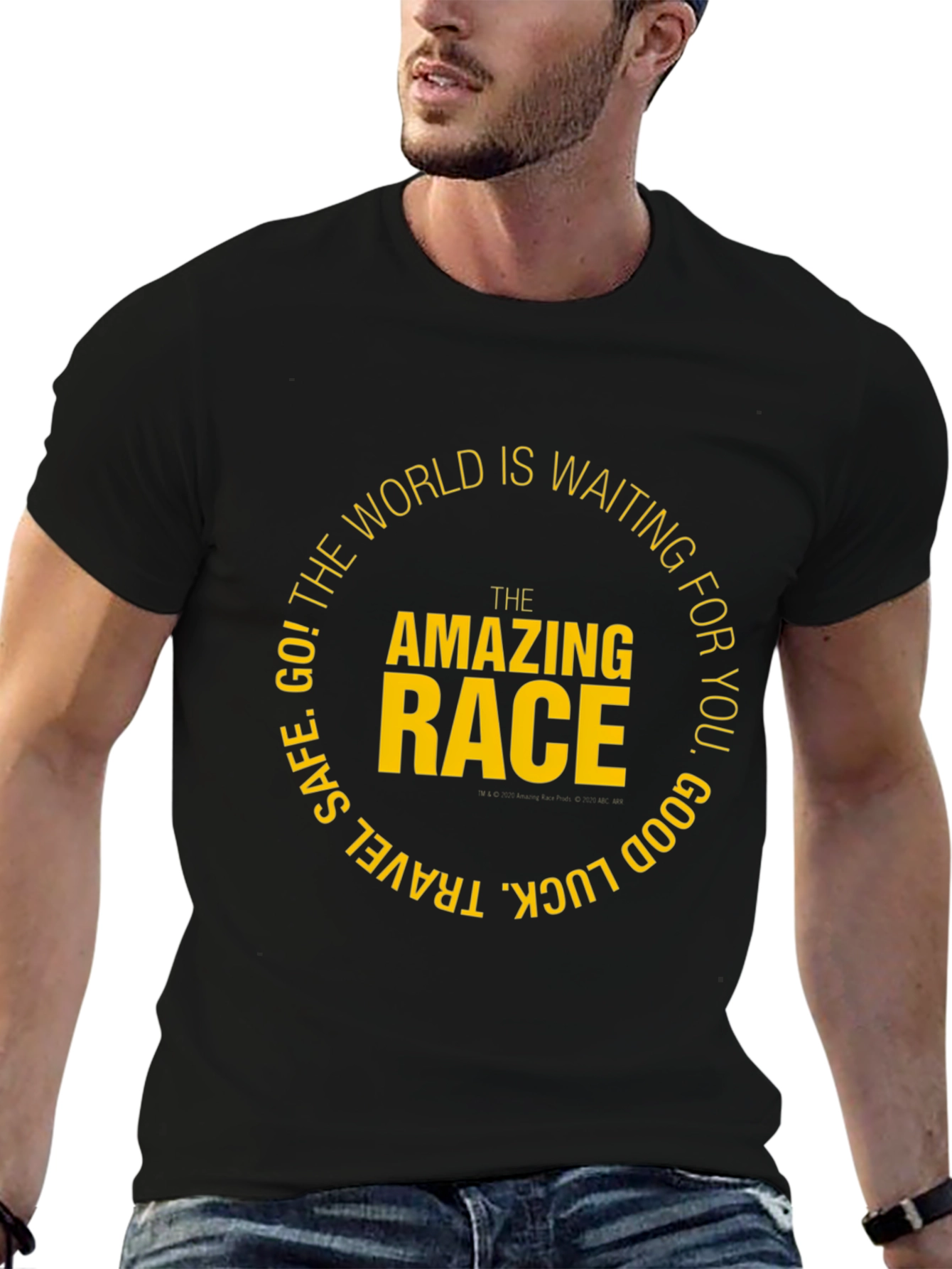 The Amazing Race T-Shirt - Travel Inspired Black Tee