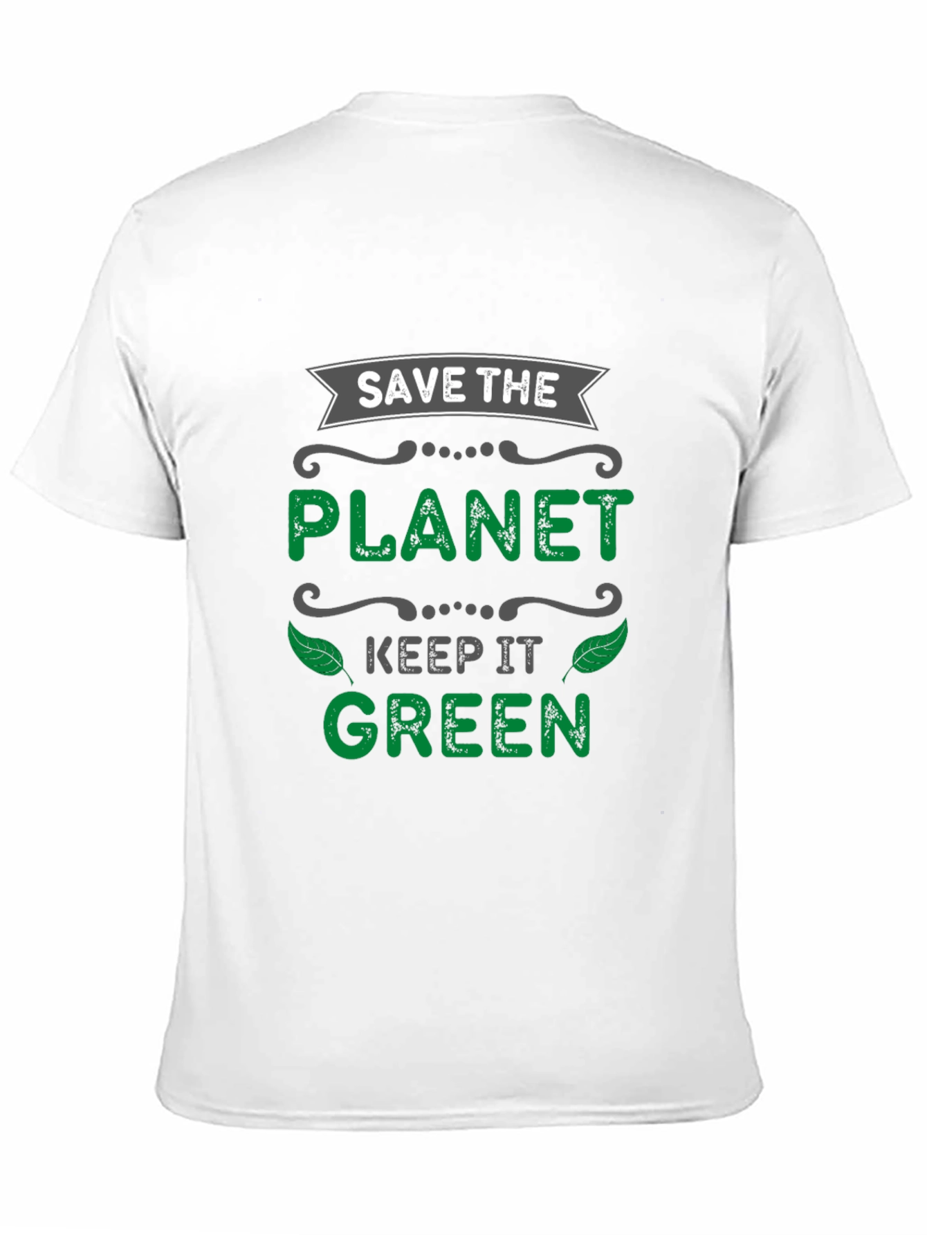 Eco-Friendly Save the Planet Graphic Tee