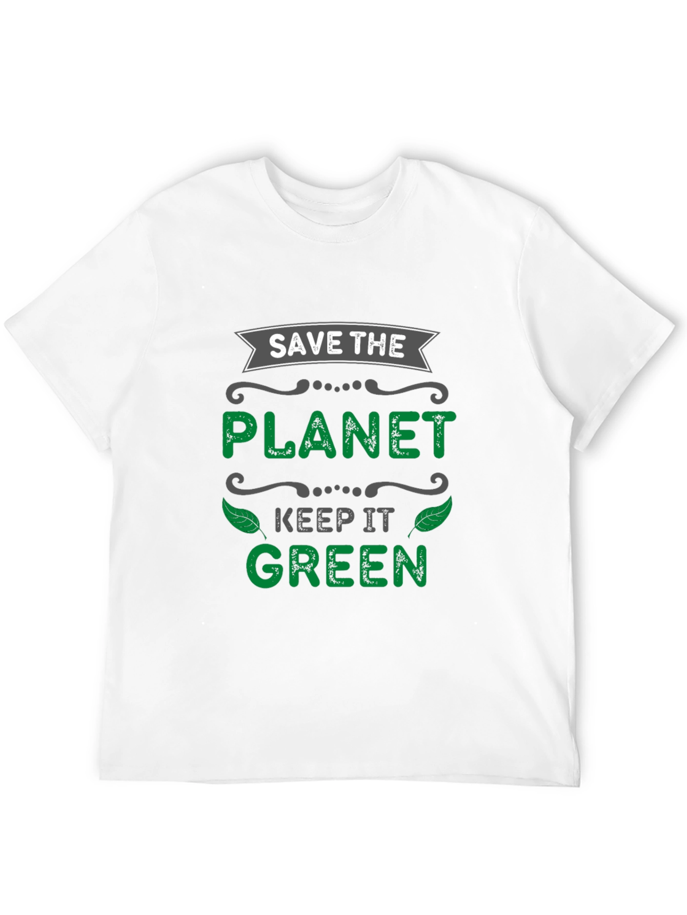 Eco-Friendly Save the Planet Graphic Tee