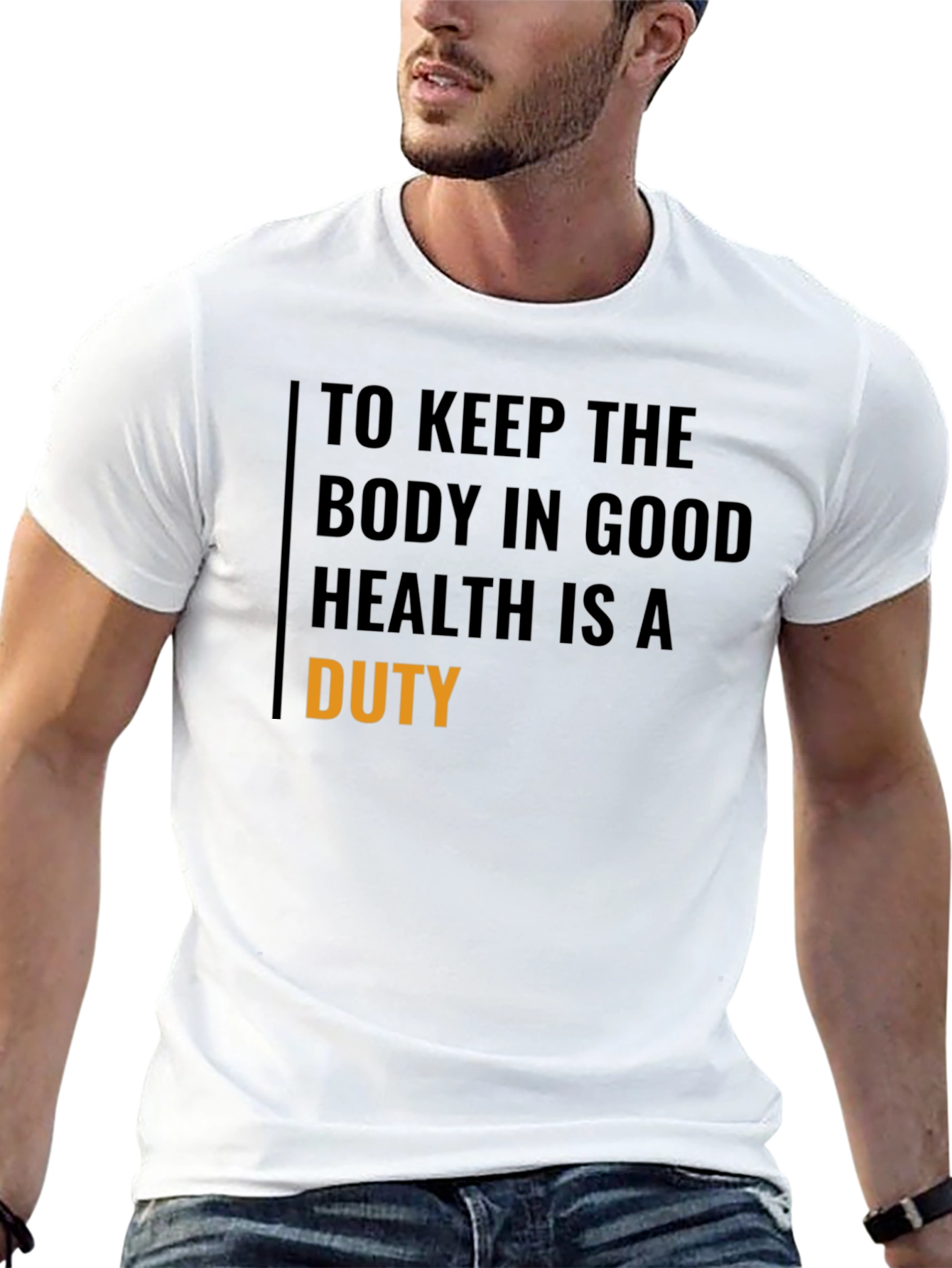 Good Health Duty Black T-Shirt