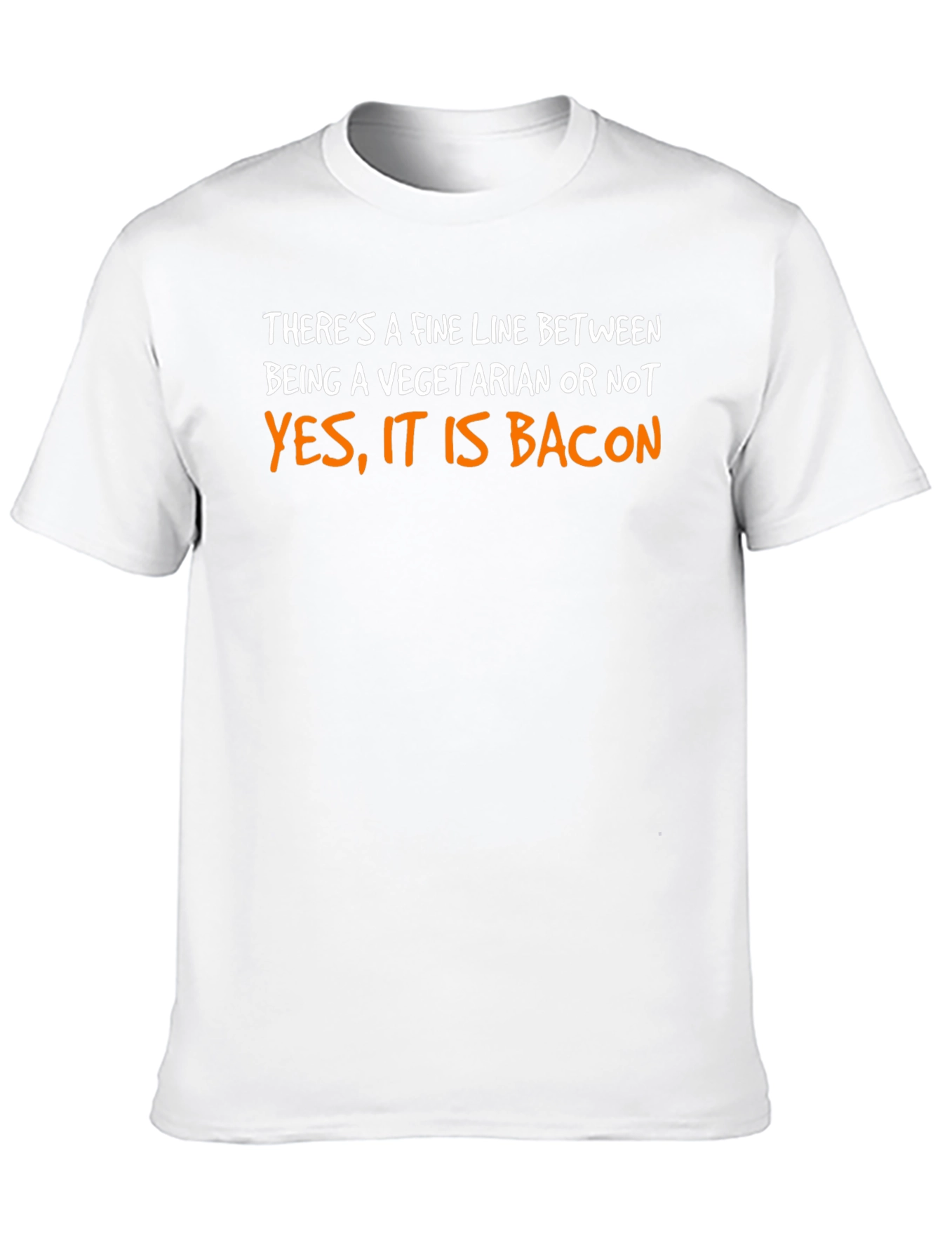 Bacon Lover T-Shirt Vegetarian Funny Saying