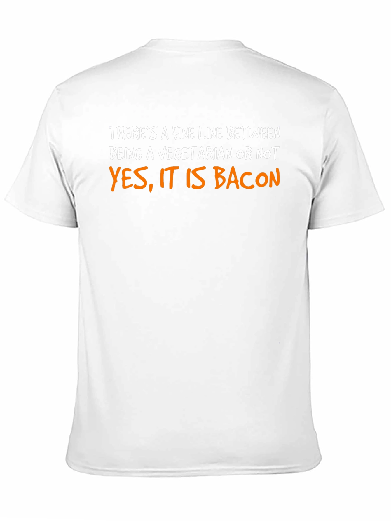 Bacon Lover T-Shirt Vegetarian Funny Saying