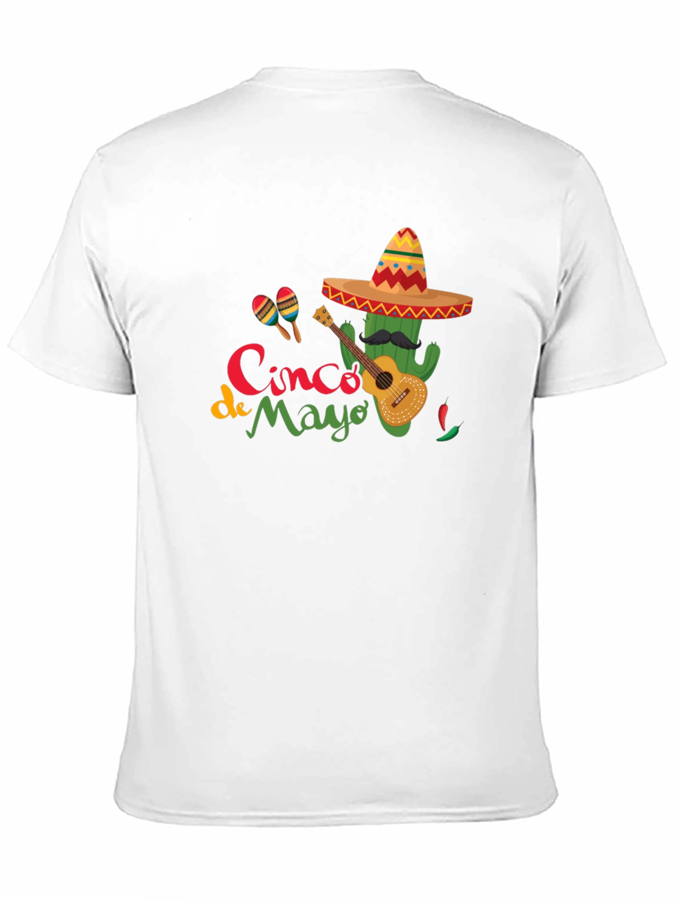 Cinco de Mayo Cactus Guitar T-Shirt