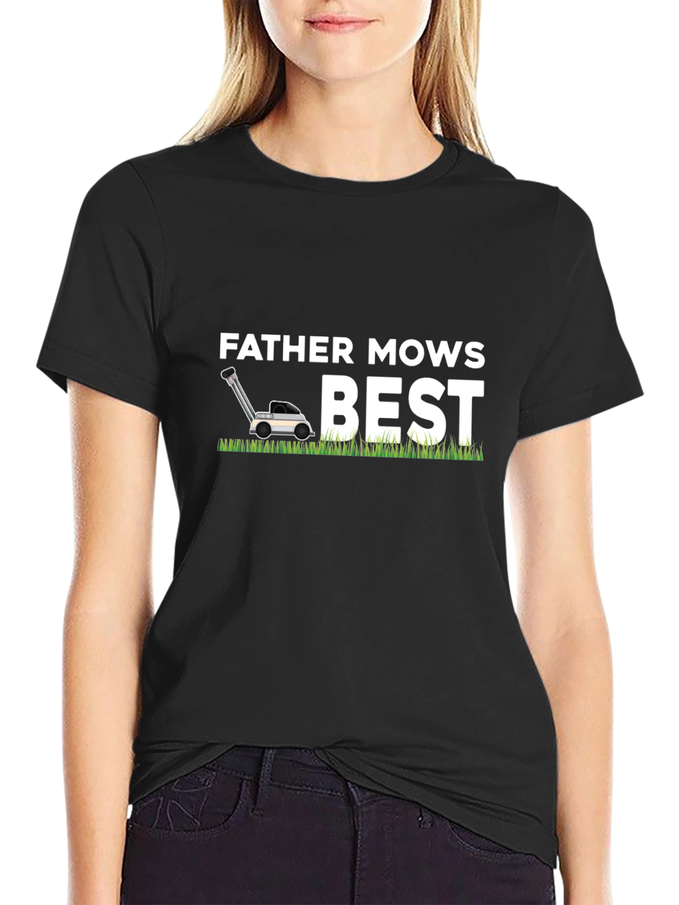 Father Mows Best Graphic Tee - Perfect Dad Gift