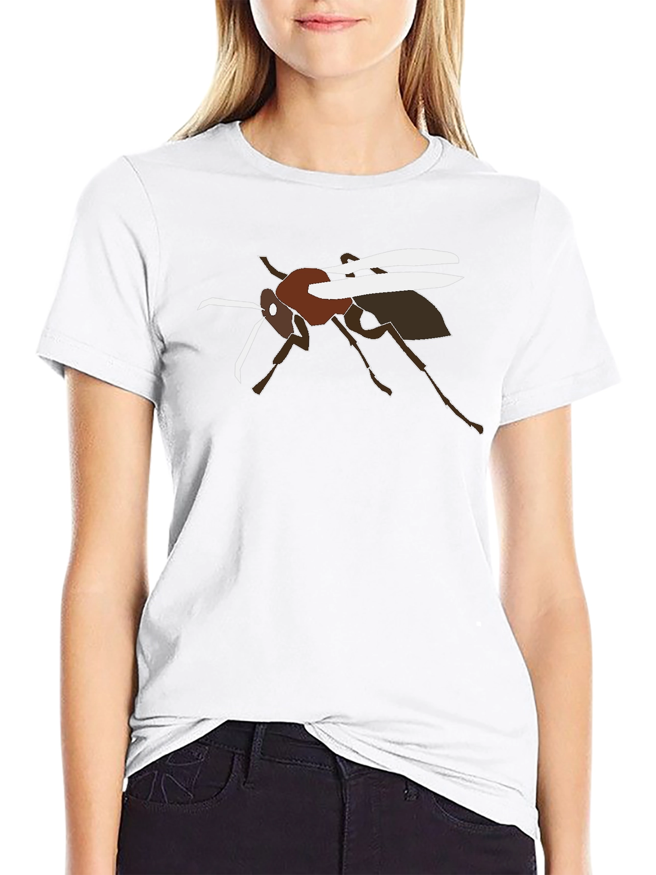 Wasp Graphic T-Shirt - Black Cotton Tee