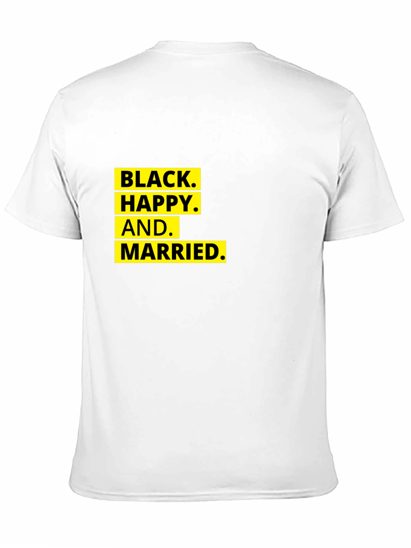 Black Happy and Married - Graphic T-Shirt
