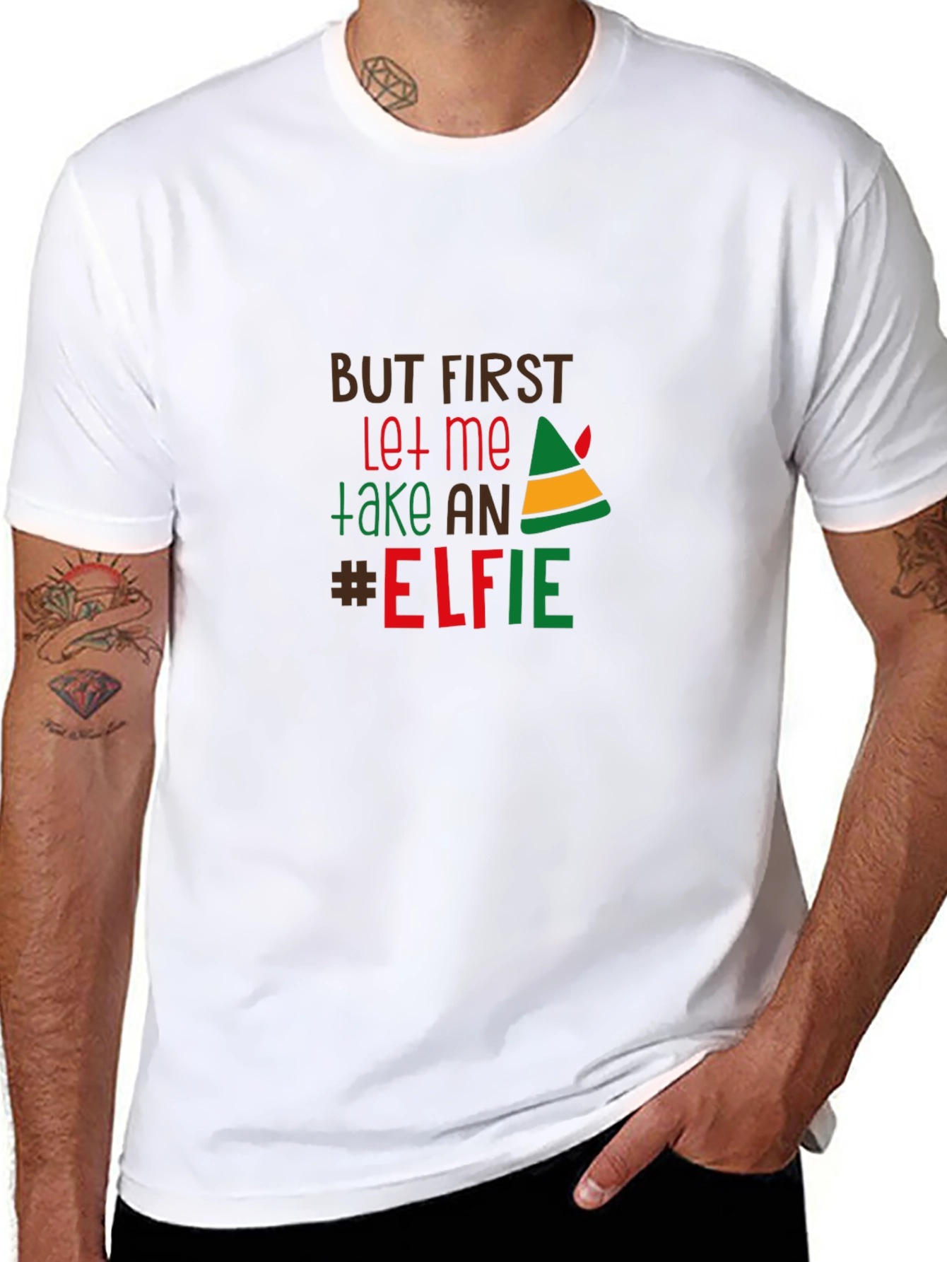 Festive Elfie Christmas T-Shirt