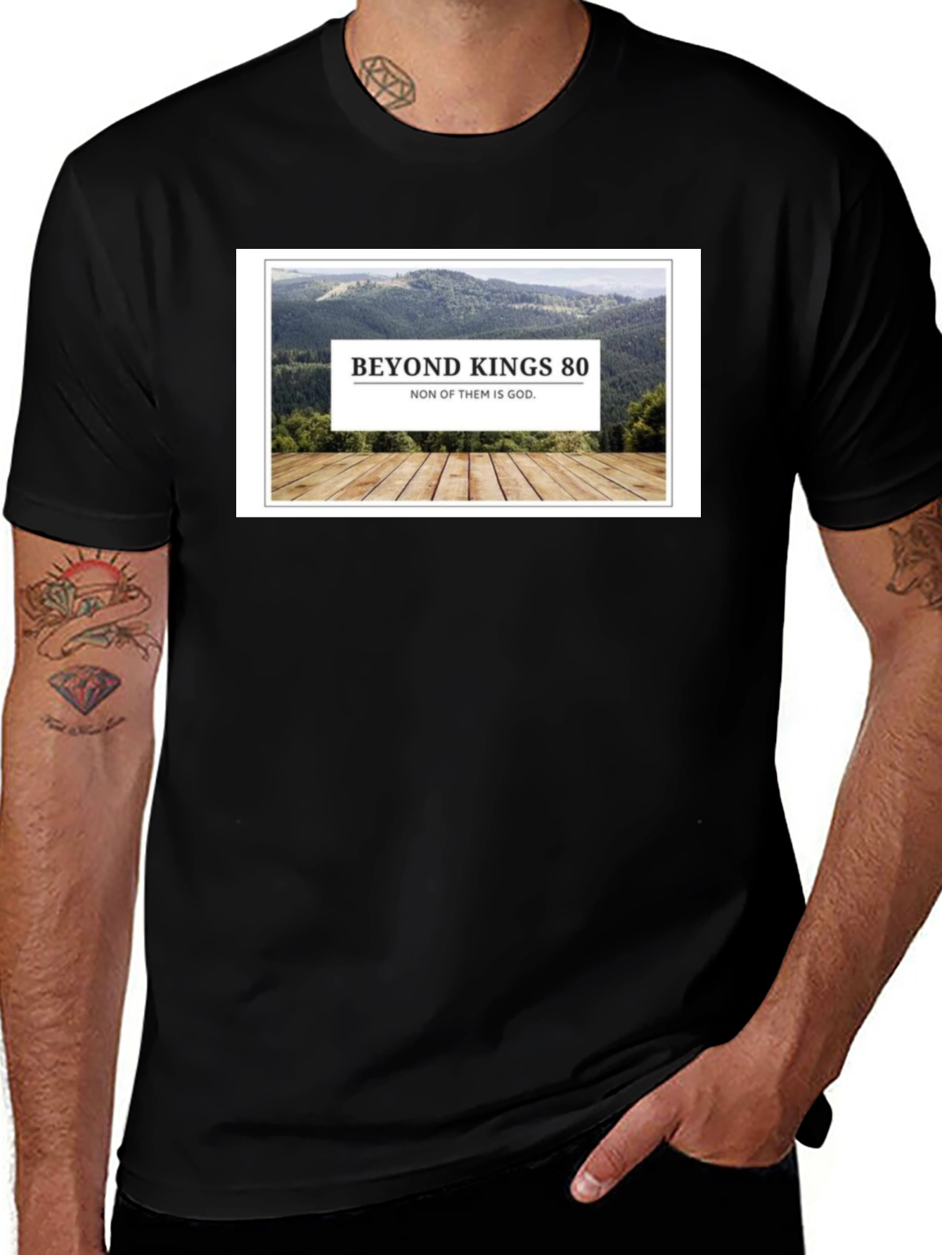Beyond Kings 80 Graphic Tee - Unisex Black T-Shirt