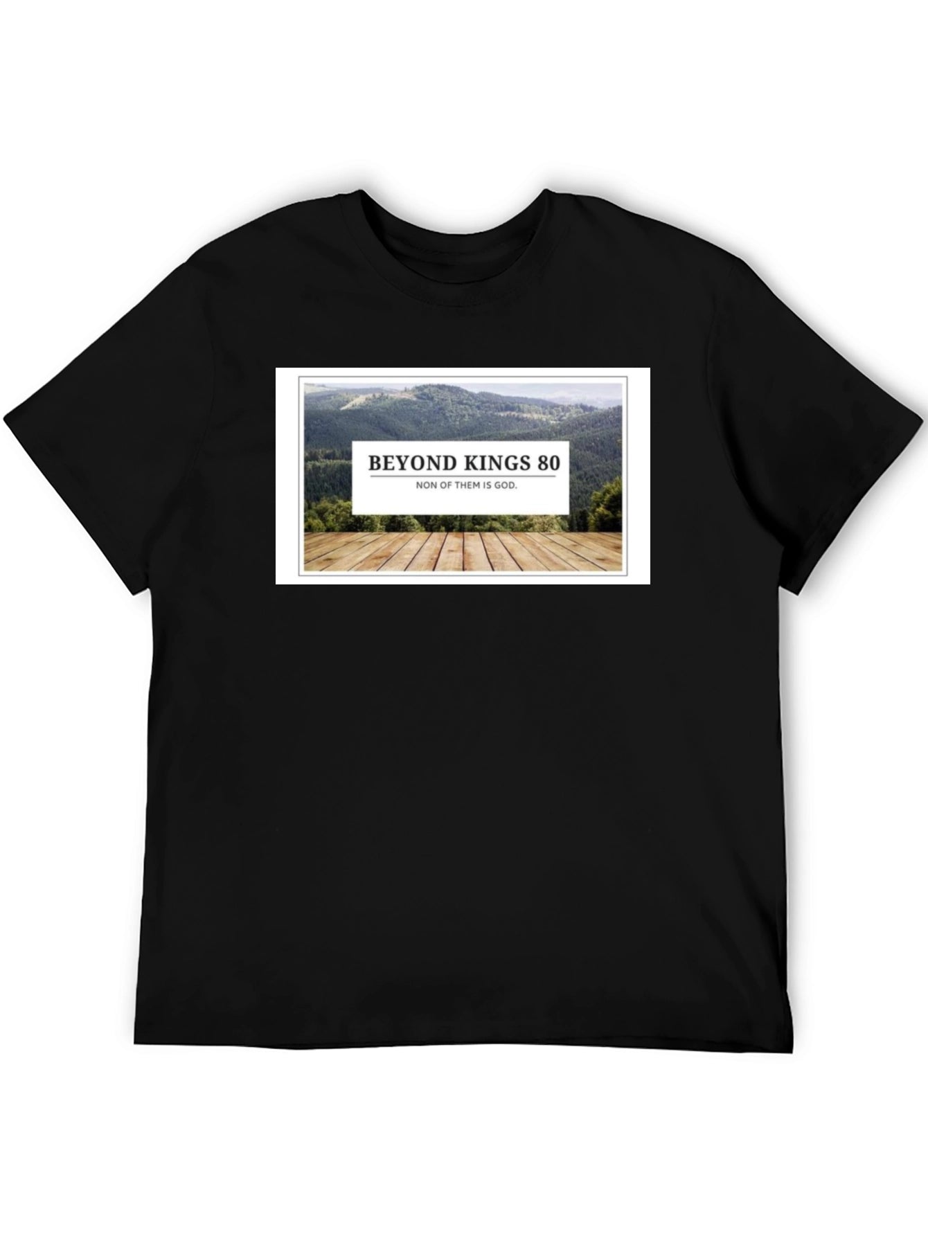 Beyond Kings 80 Graphic Tee - Unisex Black T-Shirt