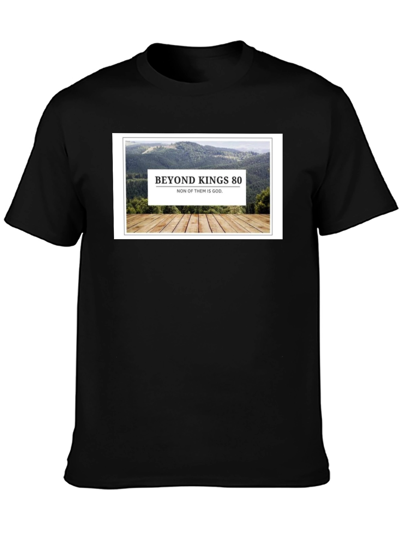 Beyond Kings 80 Graphic Tee - Unisex Black T-Shirt