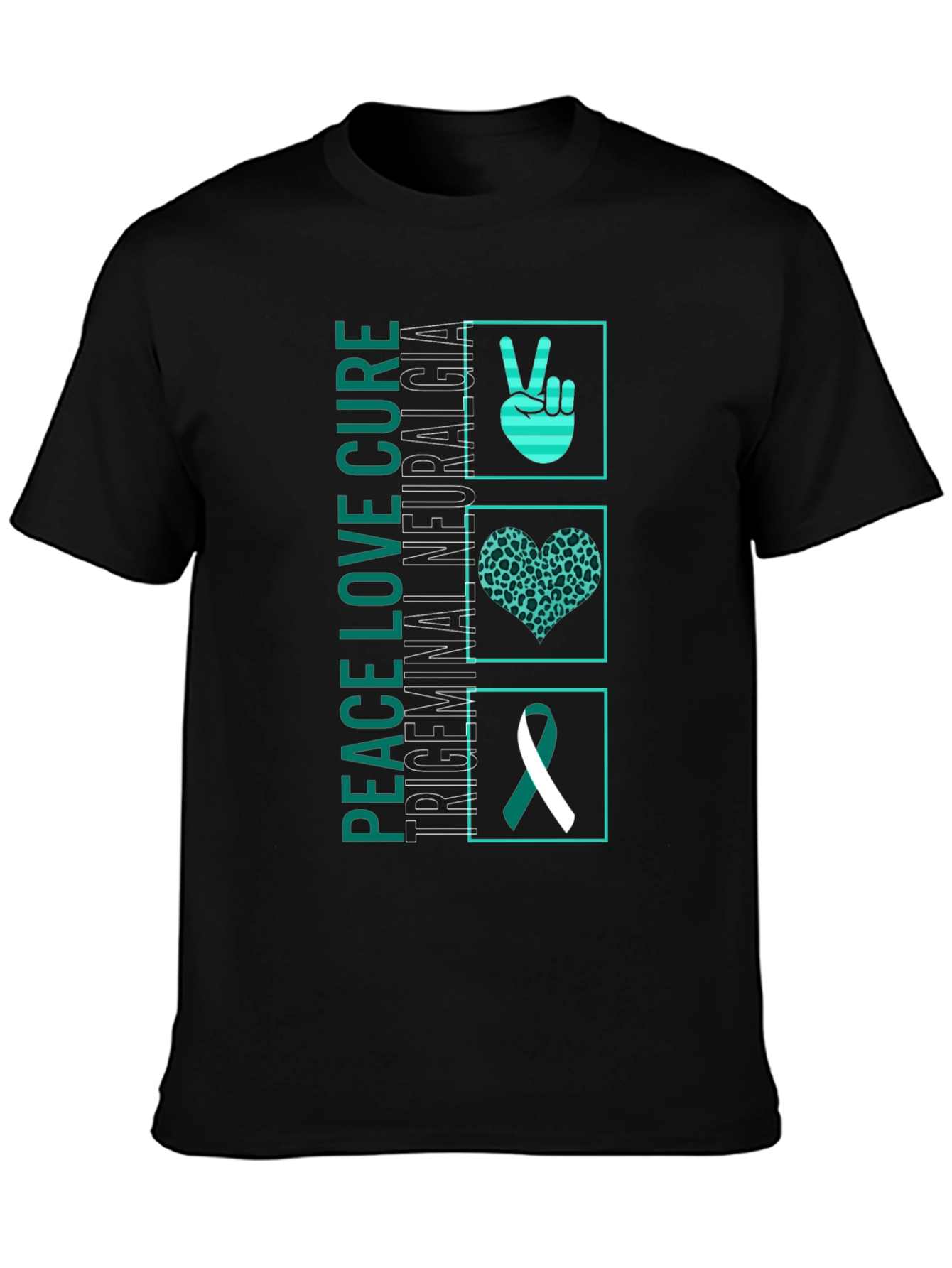 Peace Love Cure TN Awareness T-Shirt
