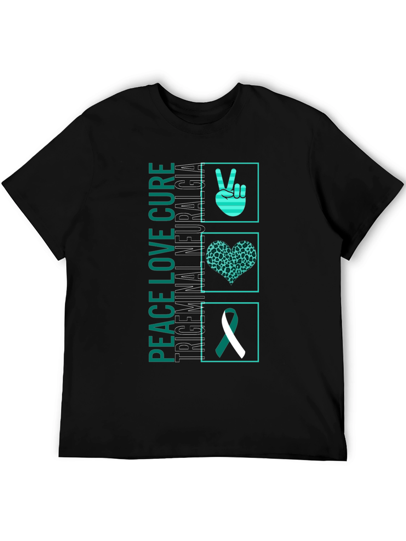 Peace Love Cure TN Awareness T-Shirt