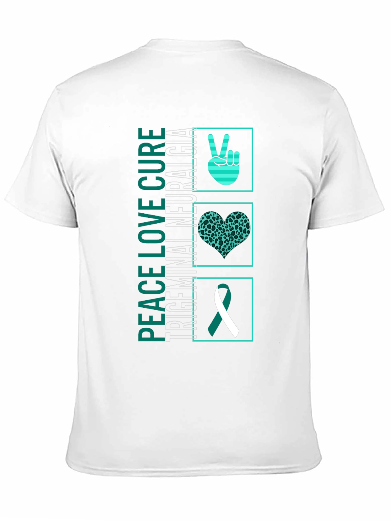 Peace Love Cure TN Awareness T-Shirt