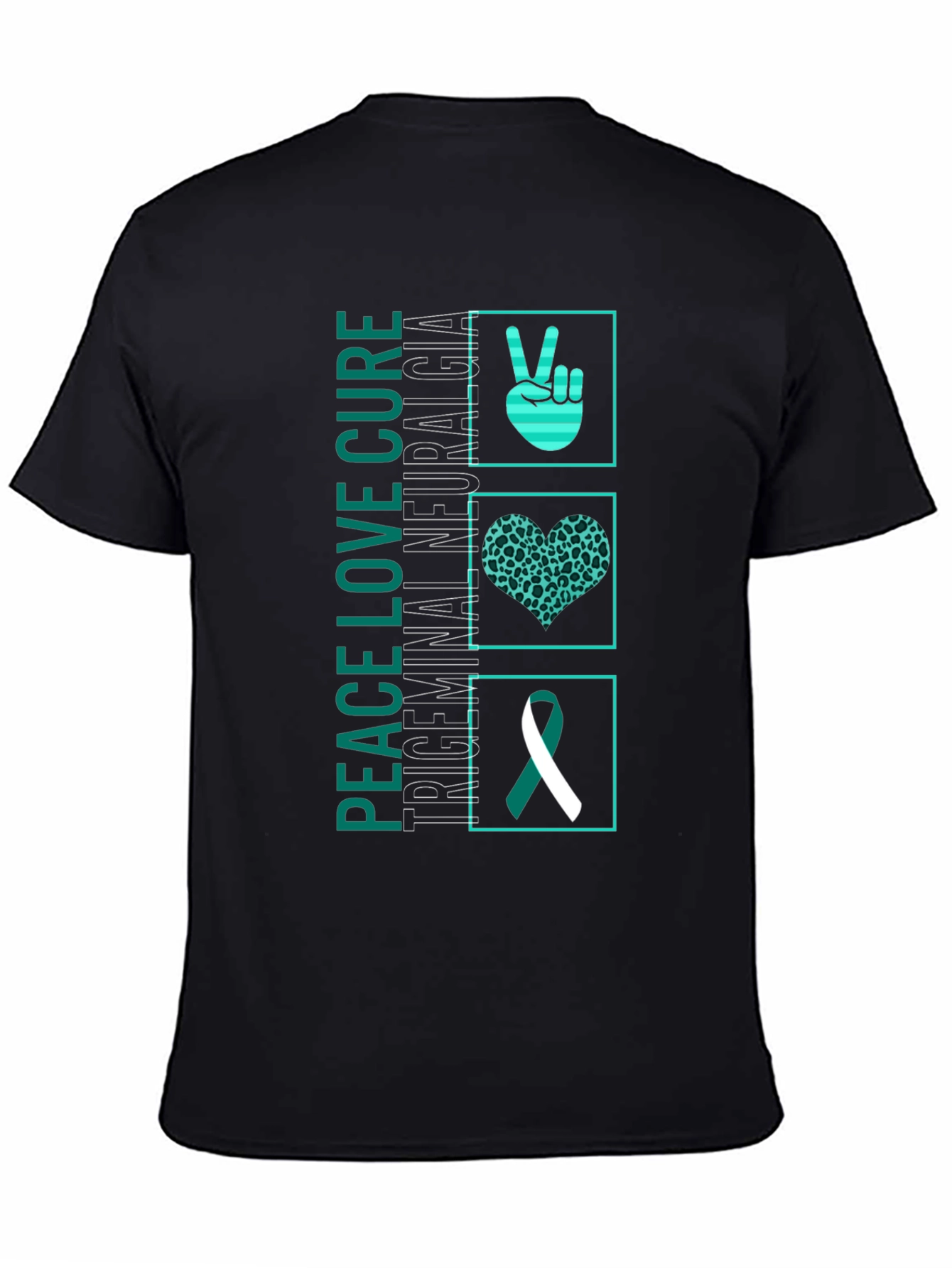 Peace Love Cure TN Awareness T-Shirt