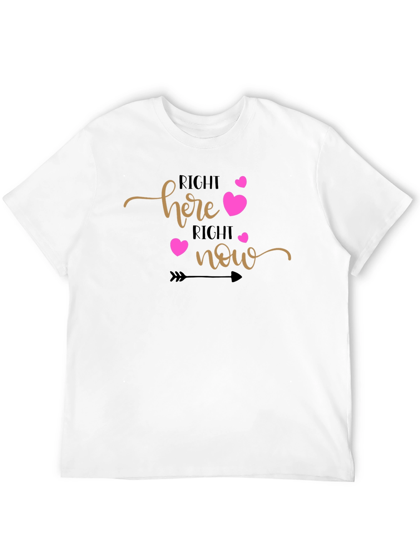 Right Here Right Now Graphic Tee - Black