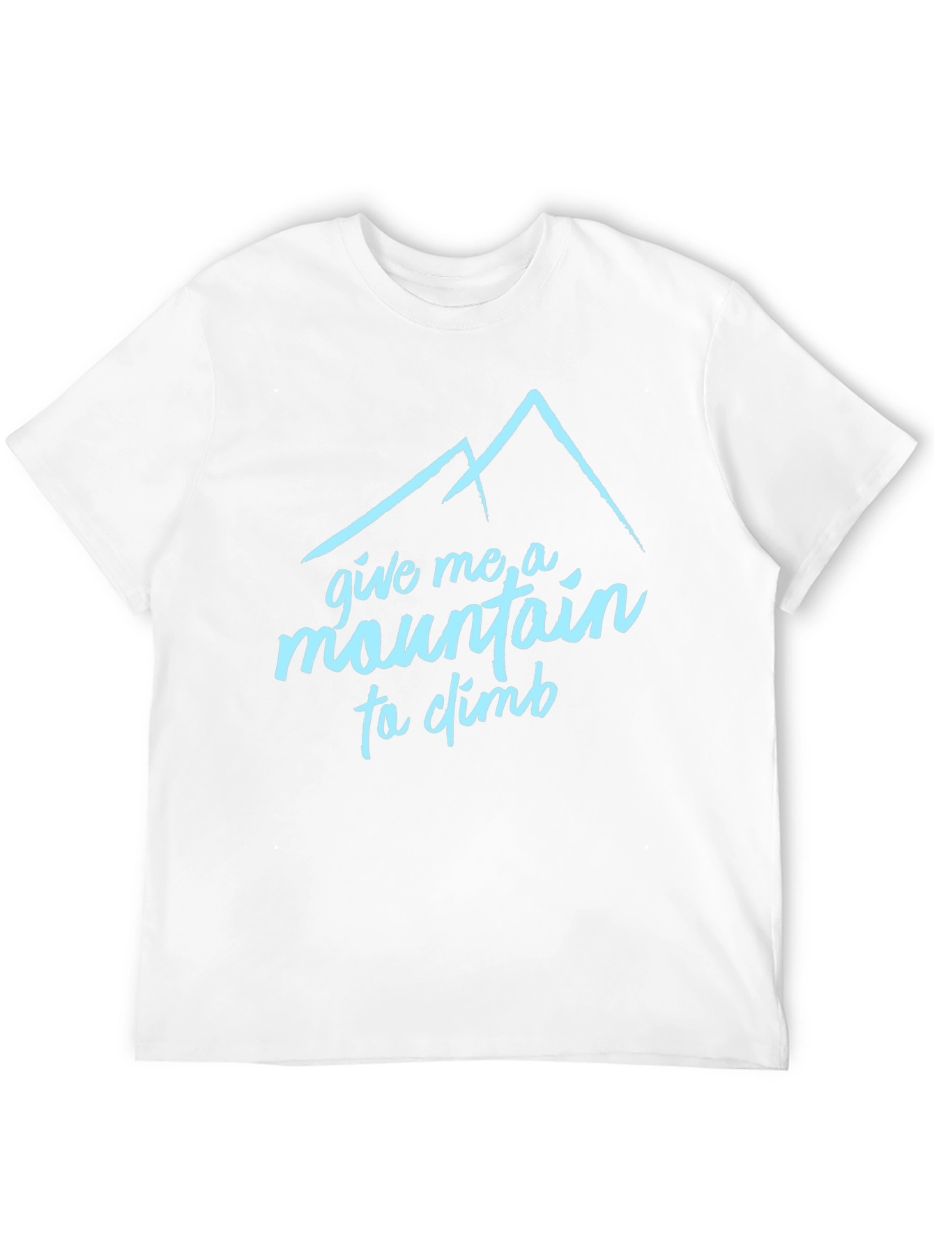 Mountain Climb Graphic Tee - Black Cotton Shirt