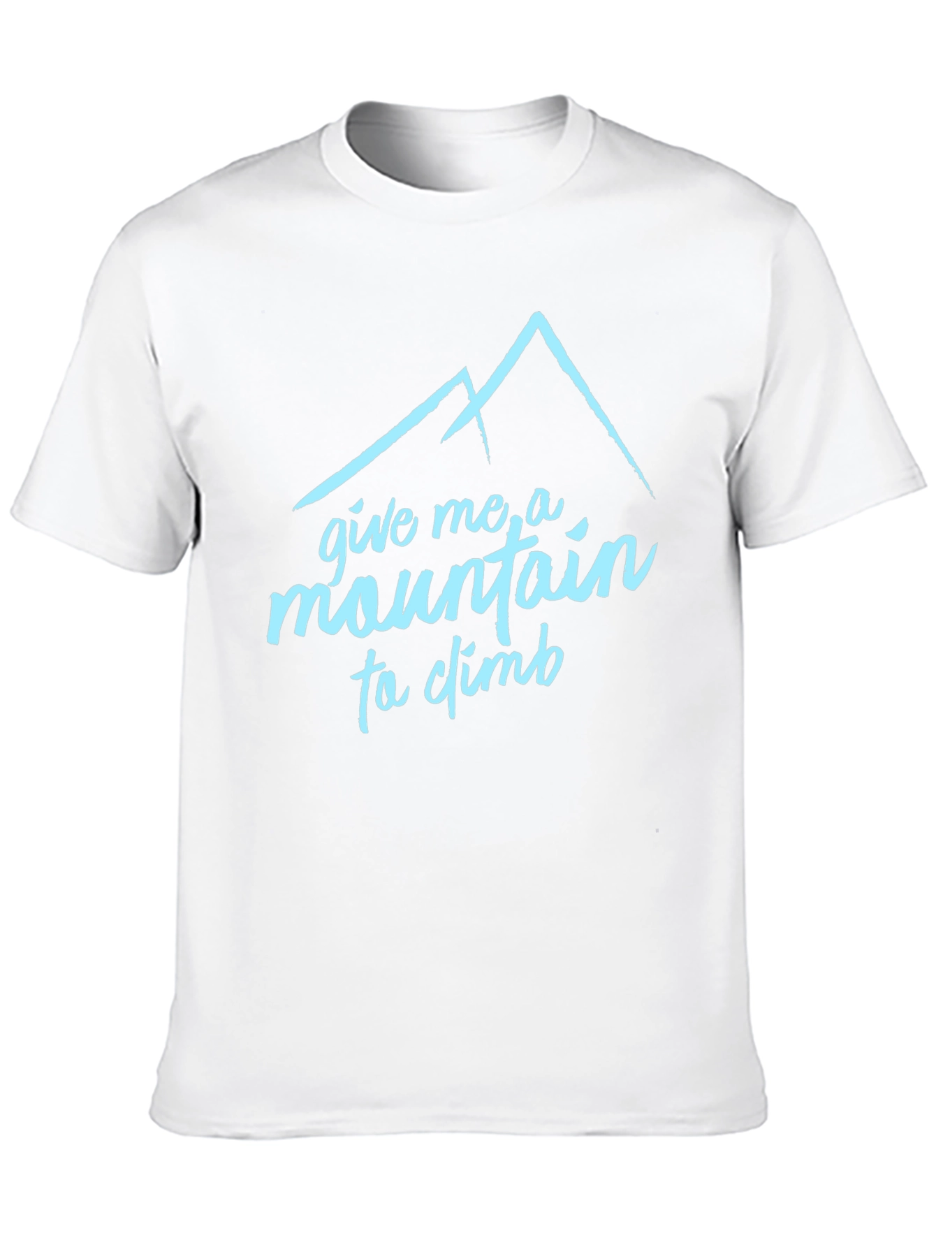 Mountain Climb Graphic Tee - Black Cotton Shirt