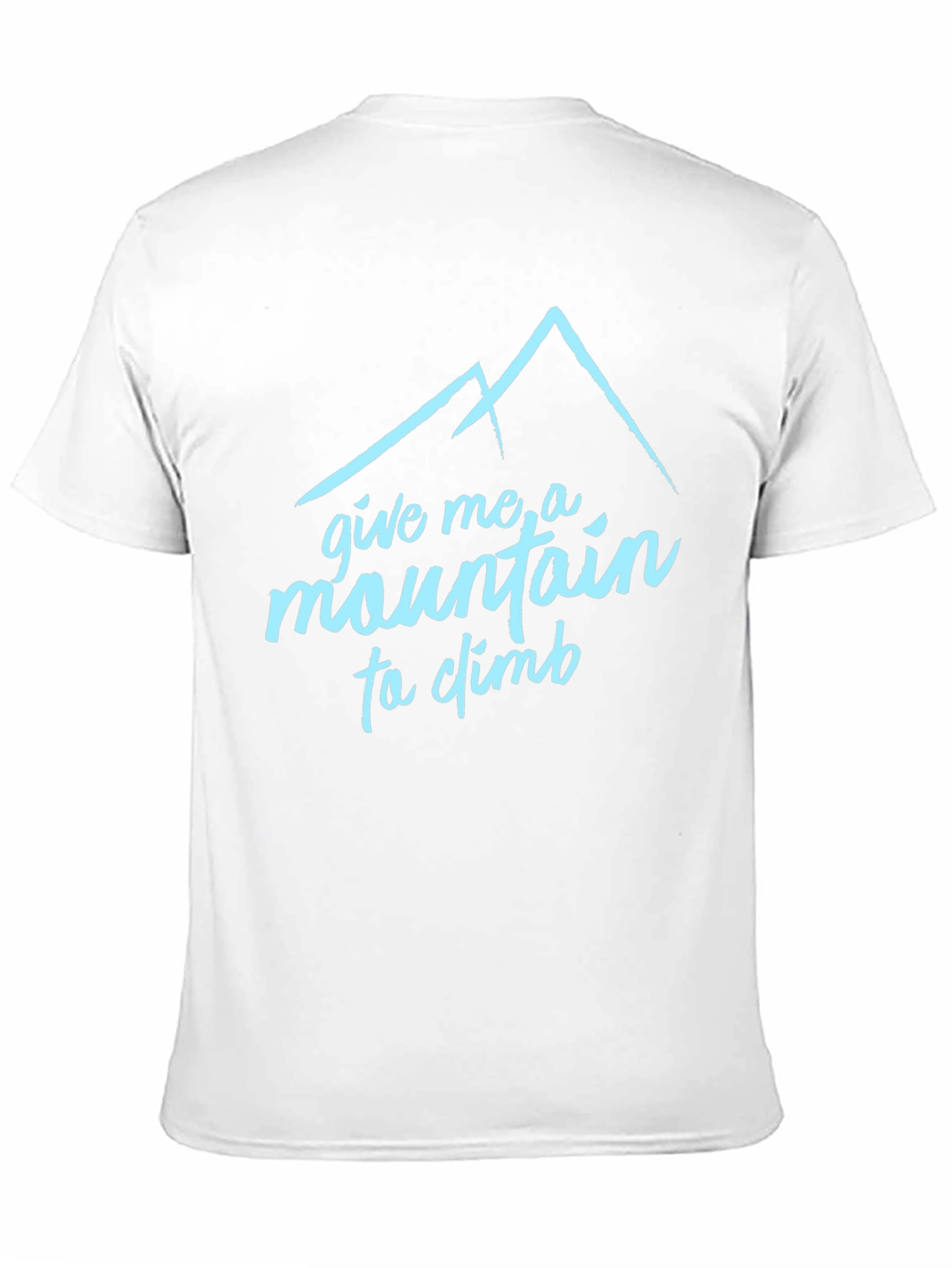 Mountain Climb Graphic Tee - Black Cotton Shirt
