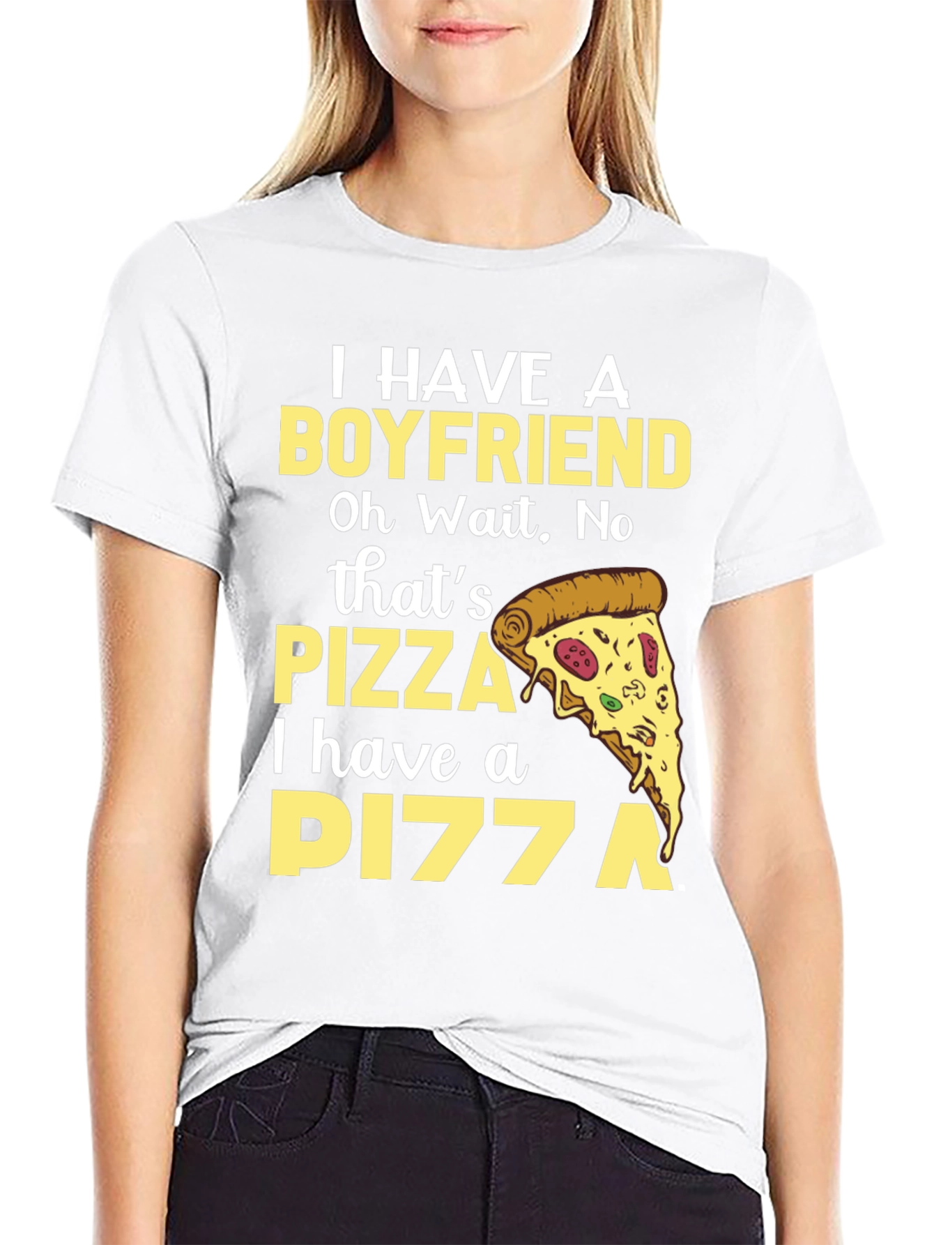 Pizza Boyfriend T-Shirt - Funny Food Lover Tee