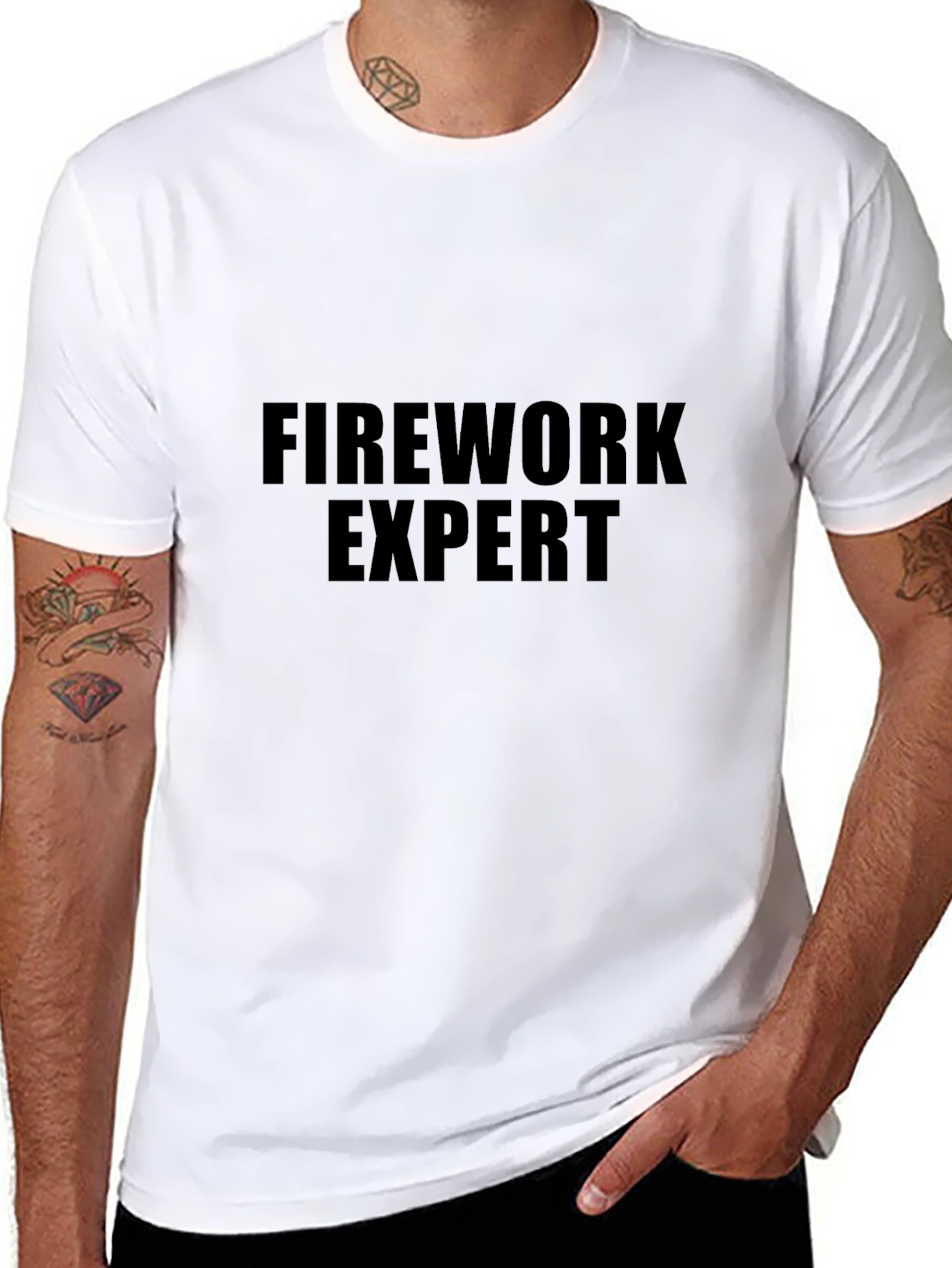 Firework Expert Tee - Bold Statement Shirt