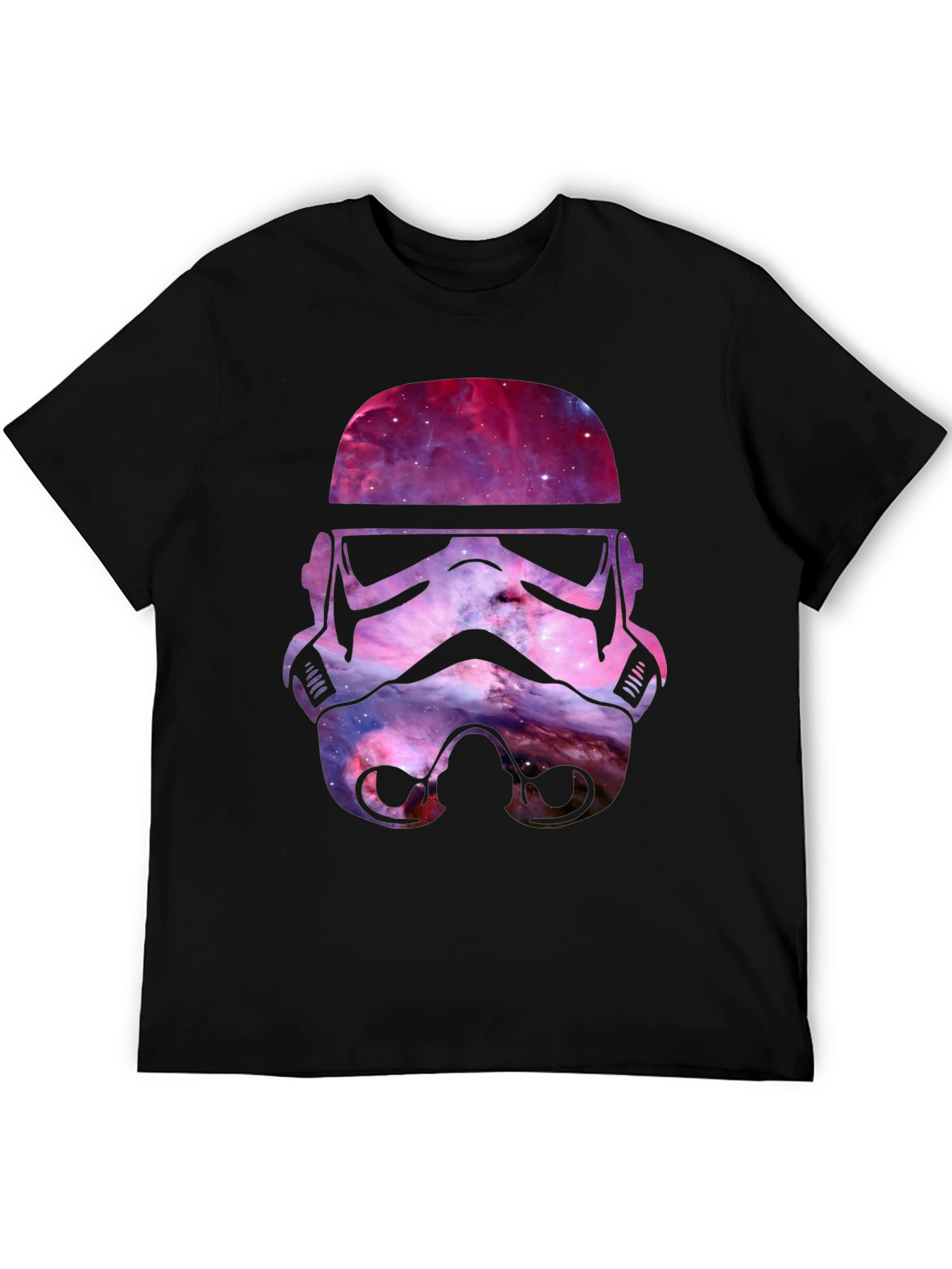 Galaxy Stormtrooper Helmet Graphic T-Shirt