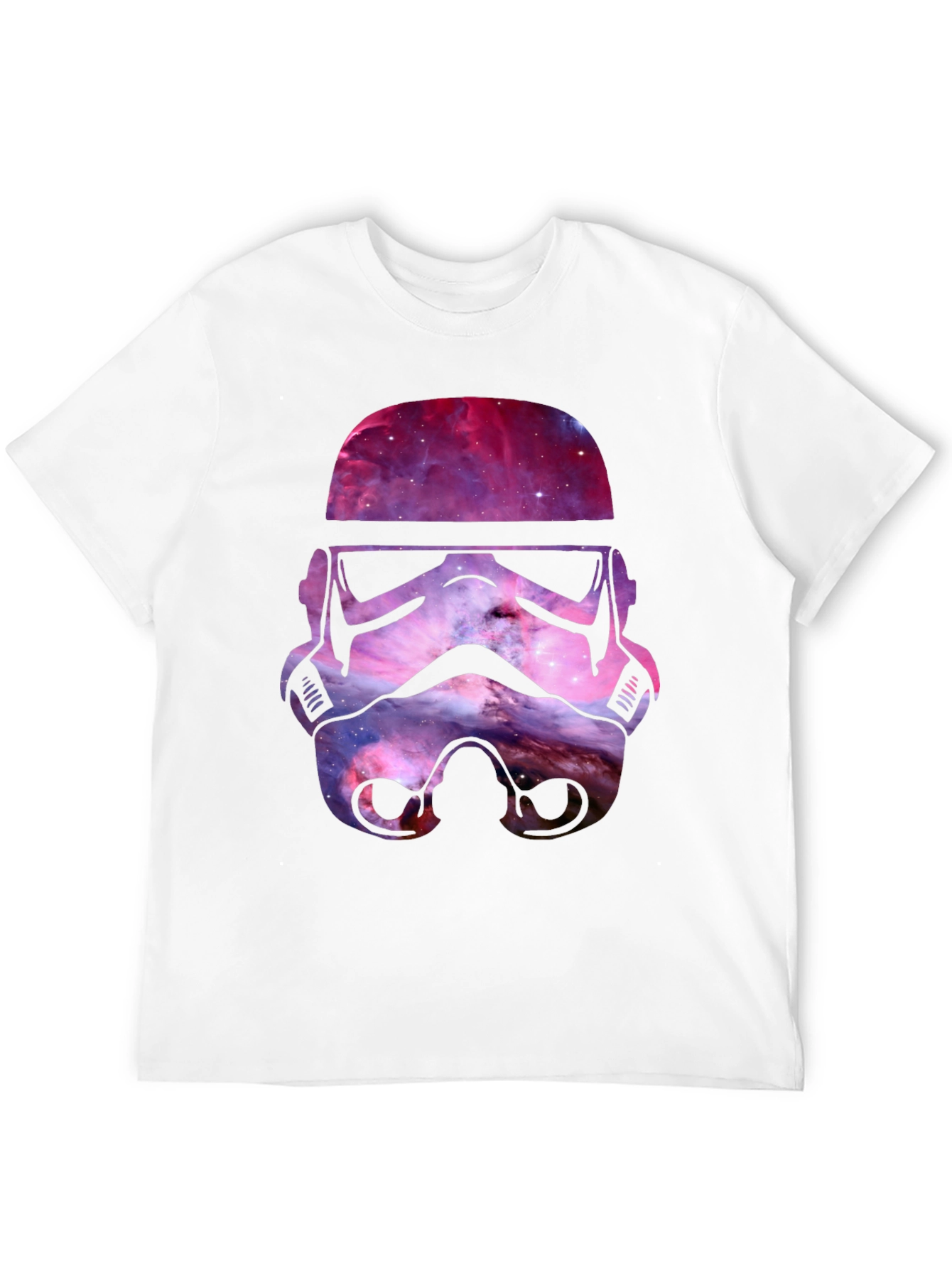 Galaxy Stormtrooper Helmet Graphic T-Shirt