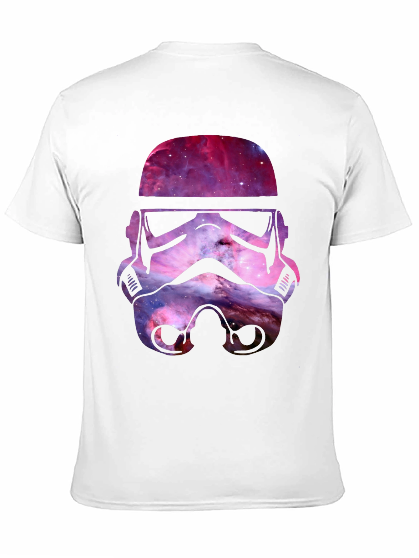 Galaxy Stormtrooper Helmet Graphic T-Shirt