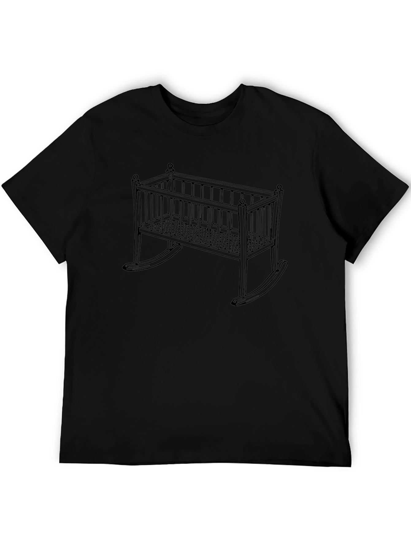Crib Outline Graphic Tee - Unisex Style