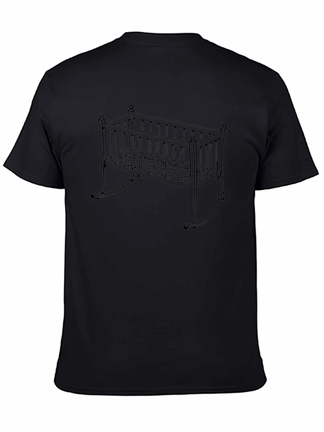 Crib Outline Graphic Tee - Unisex Style