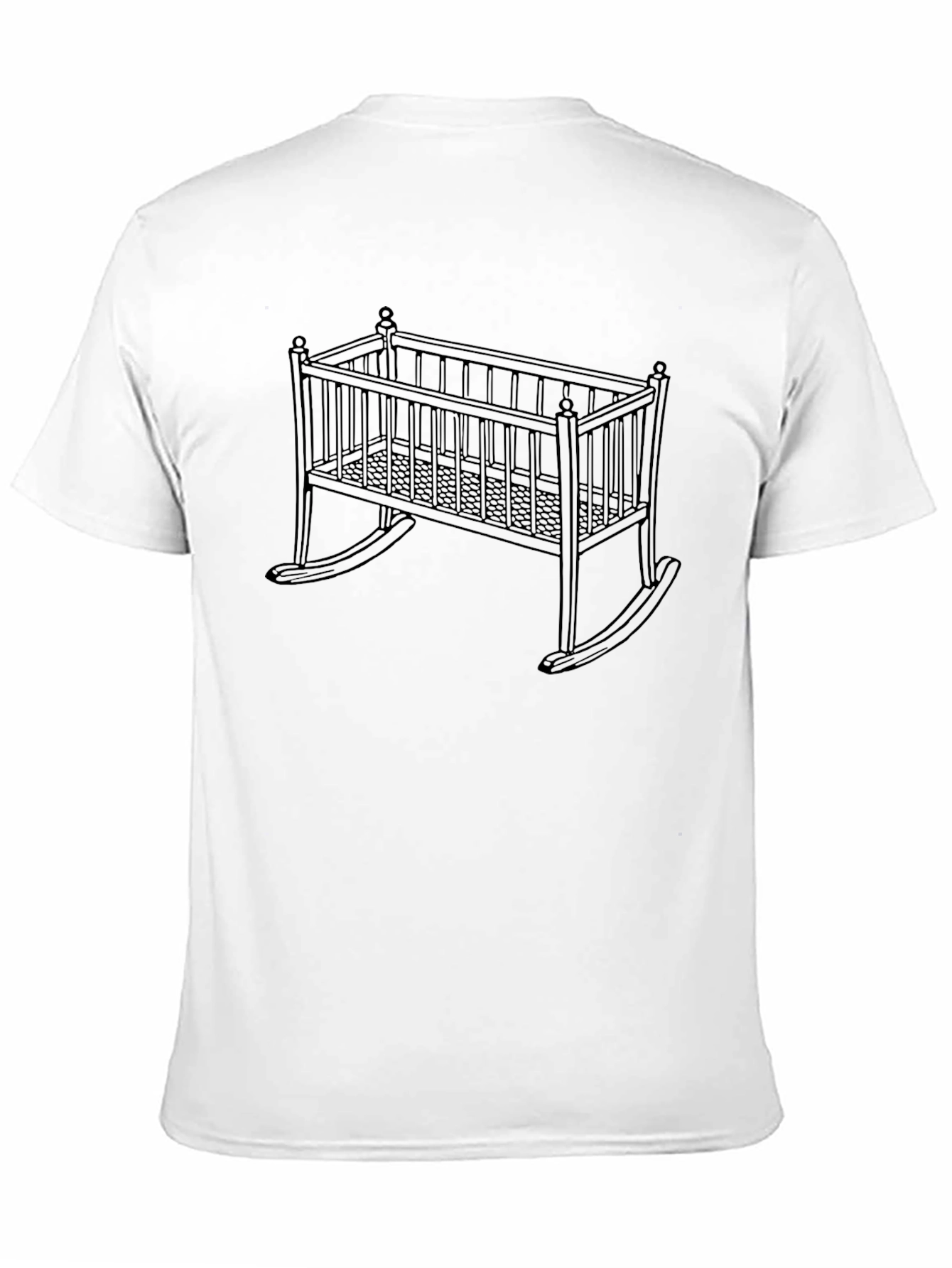 Crib Outline Graphic Tee - Unisex Style