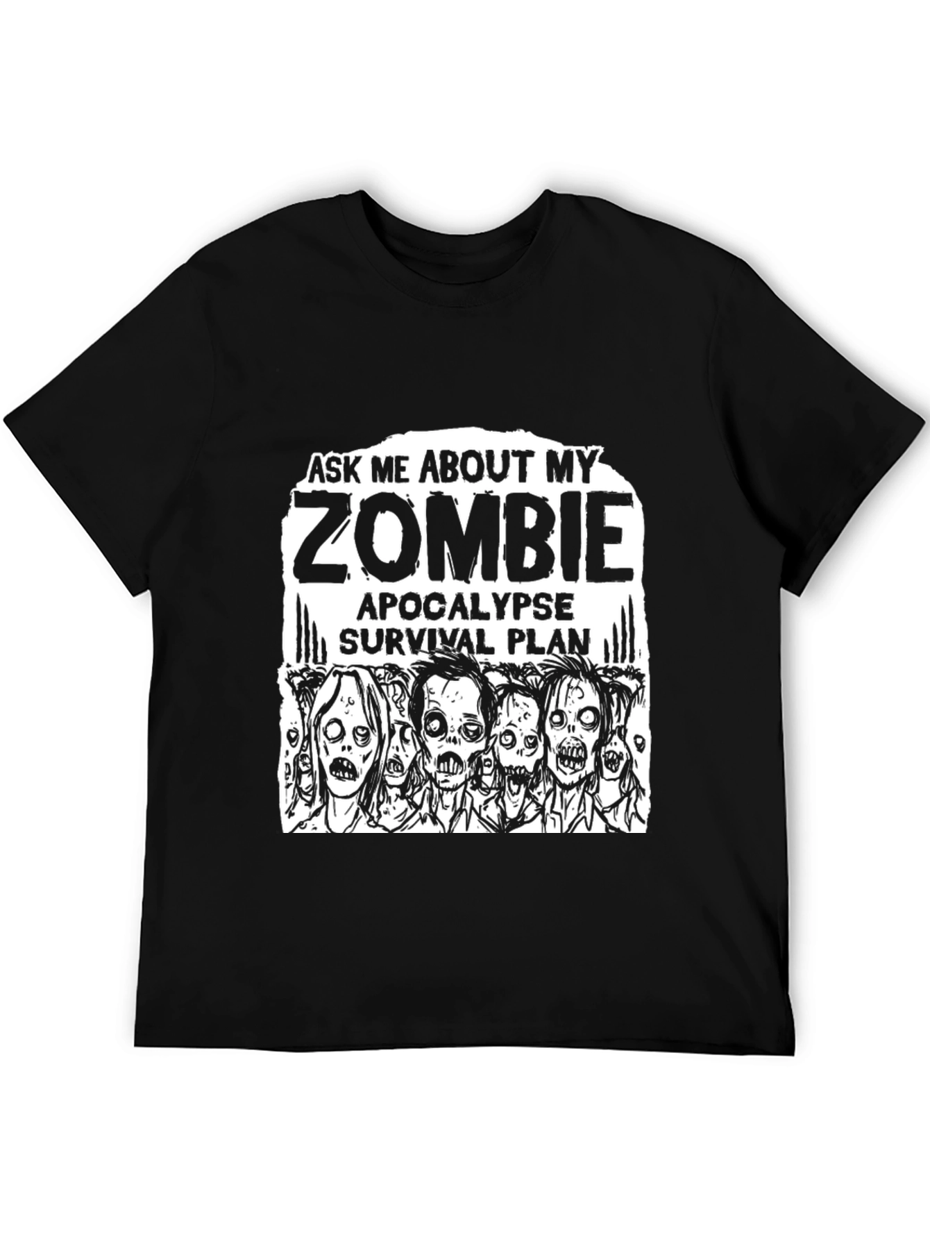 Zombie Apocalypse Survival Plan T-Shirt