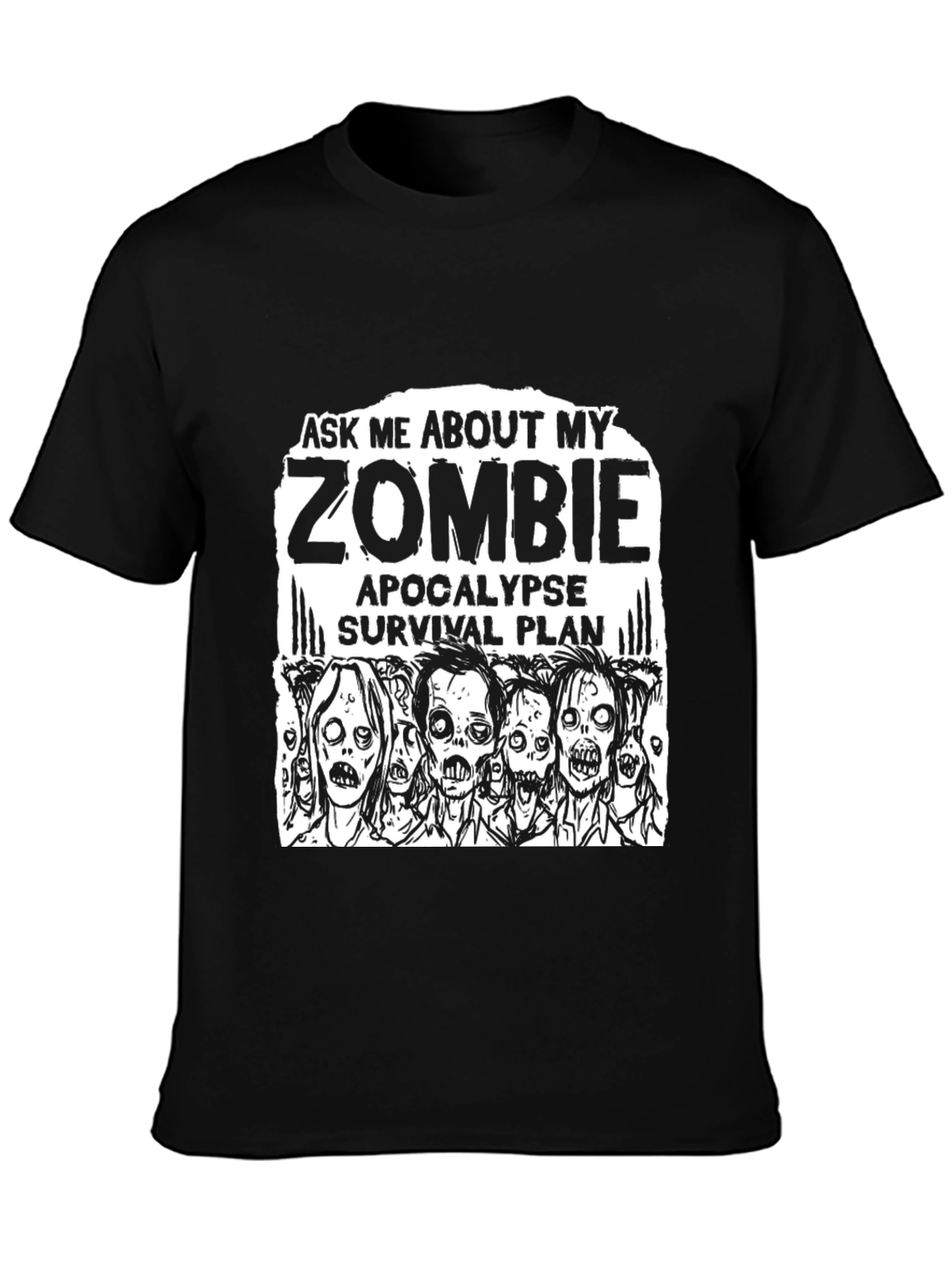 Zombie Apocalypse Survival Plan T-Shirt