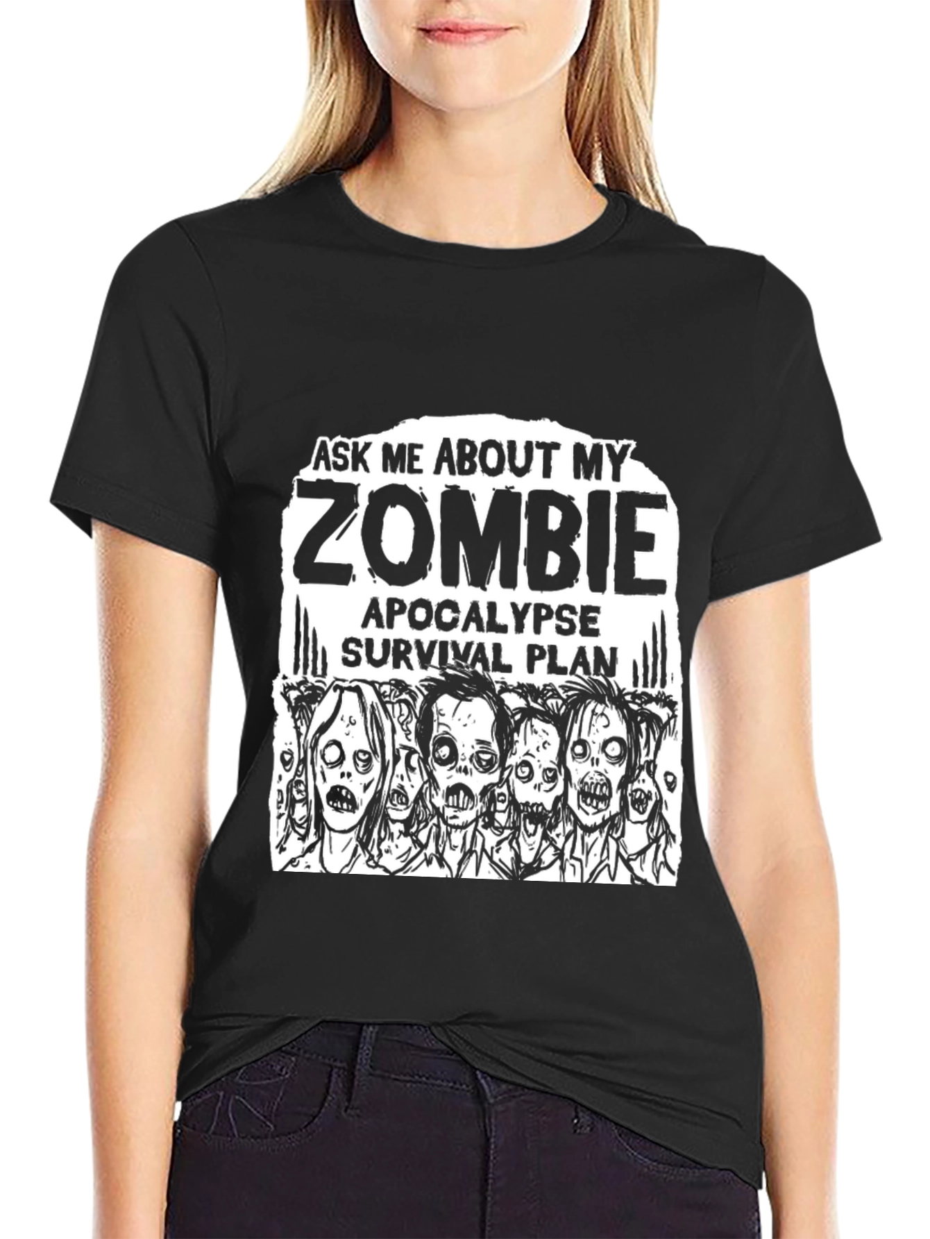 Zombie Apocalypse Survival Plan T-Shirt