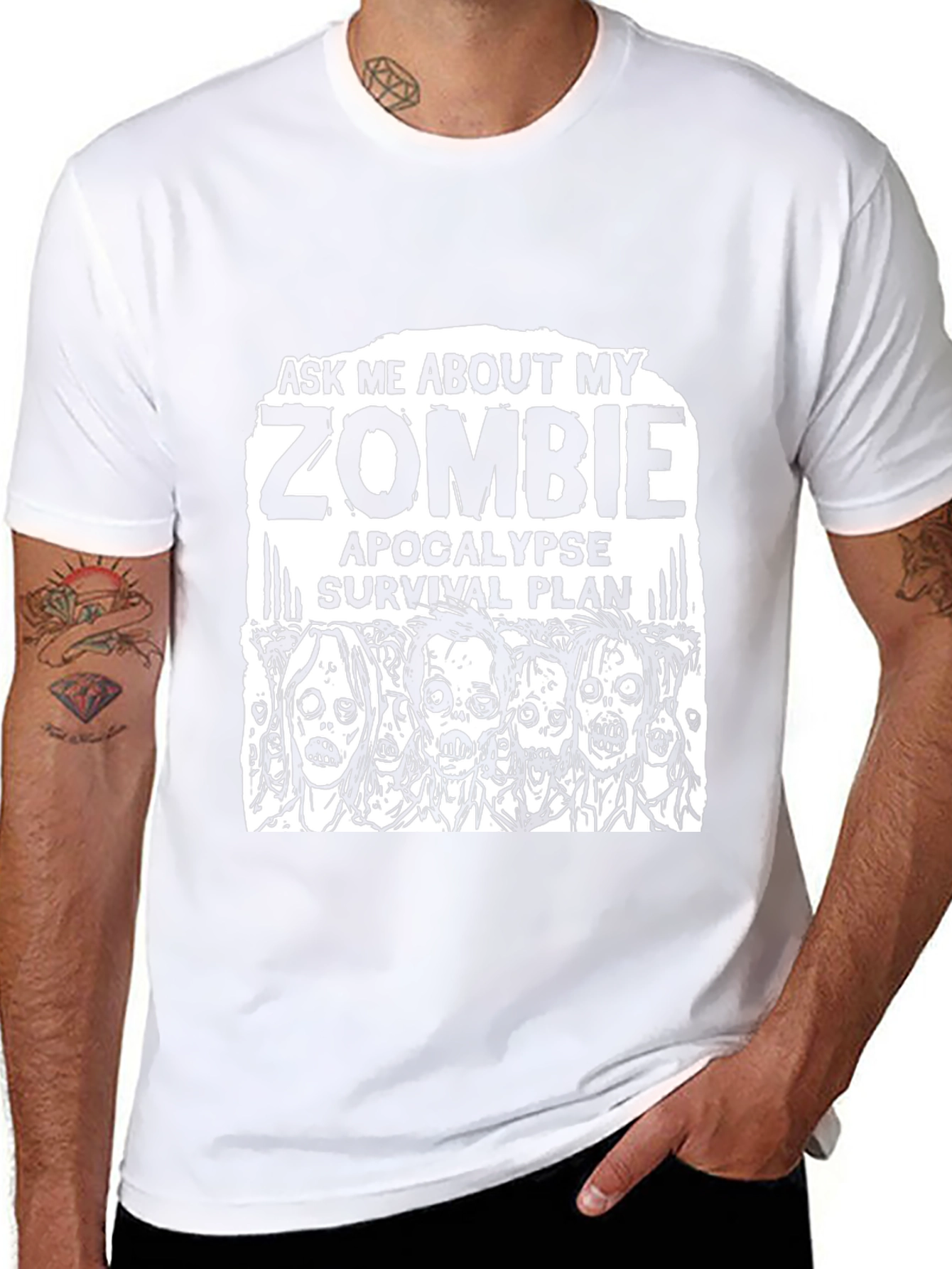 Zombie Apocalypse Survival Plan T-Shirt