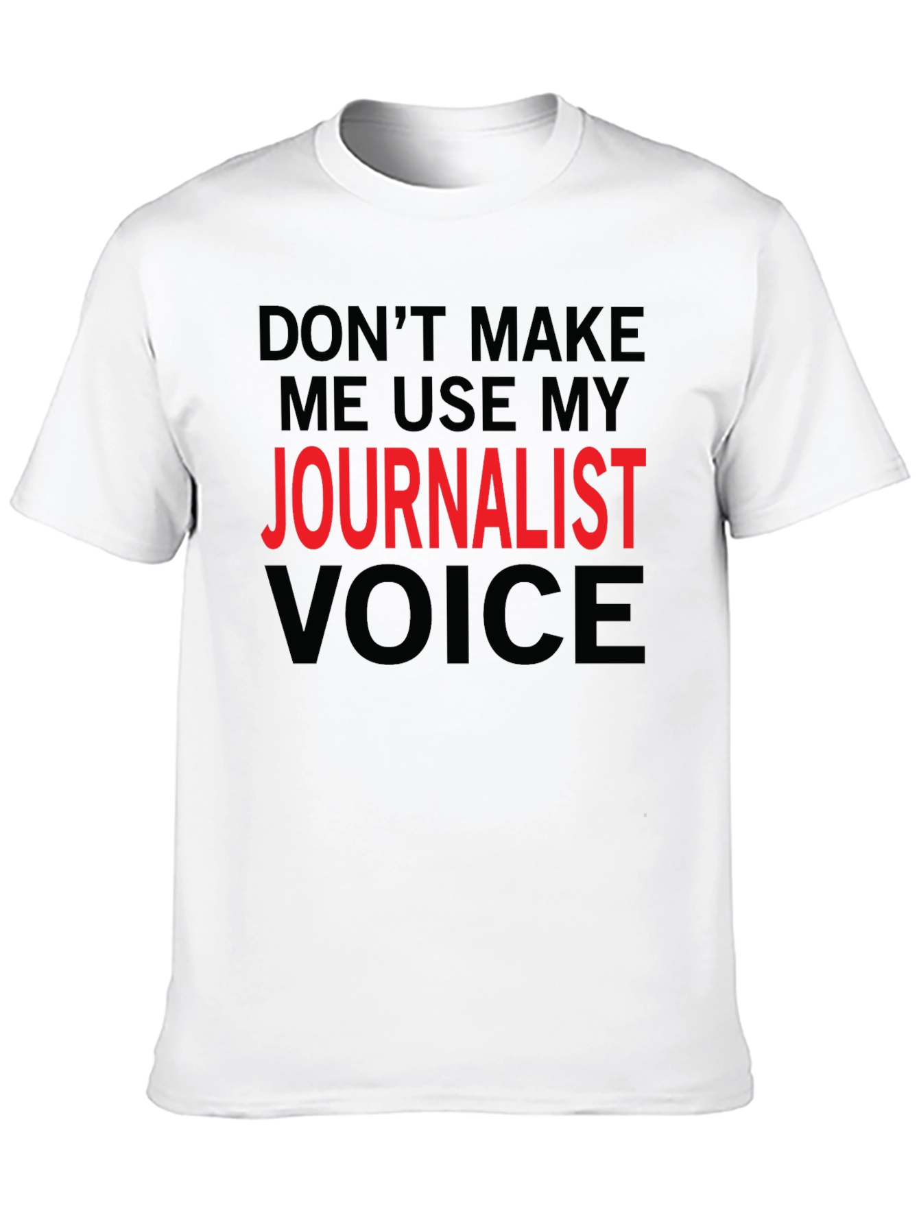Journalist Voice Graphic Tee - Black