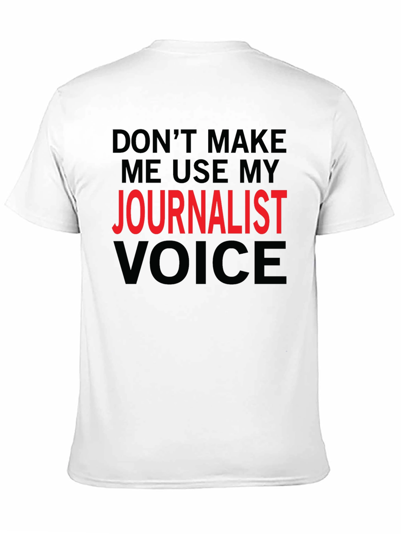 Journalist Voice Graphic Tee - Black
