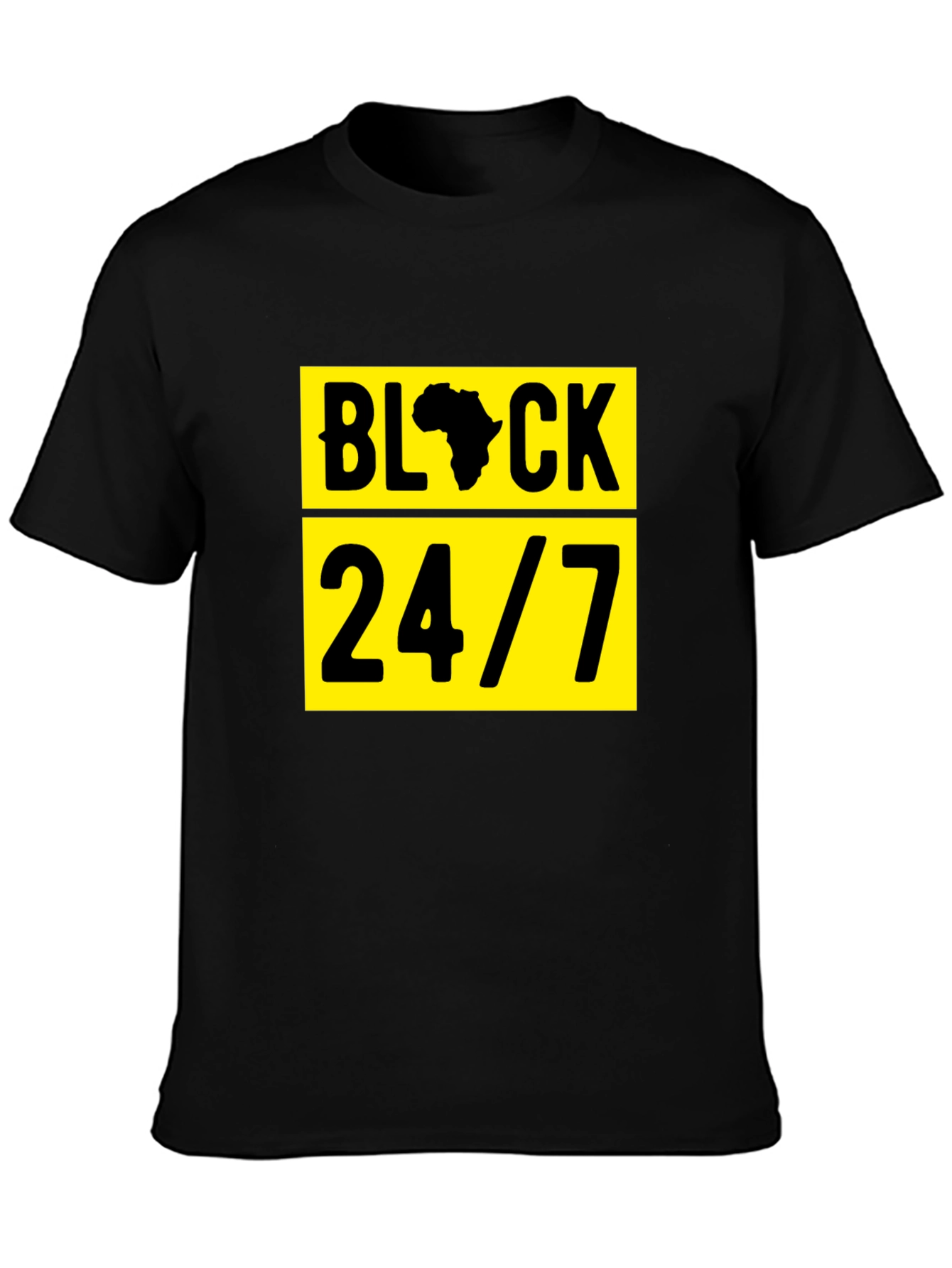 Black 24/7 Graphic T-Shirt