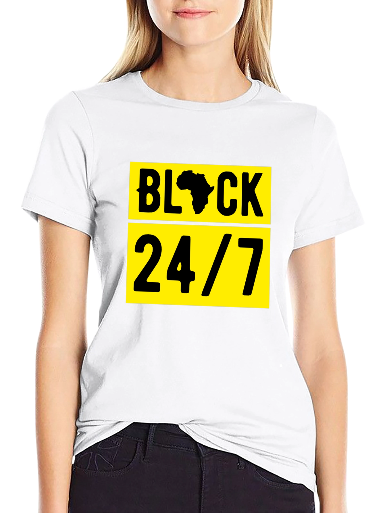 Black 24/7 Graphic T-Shirt