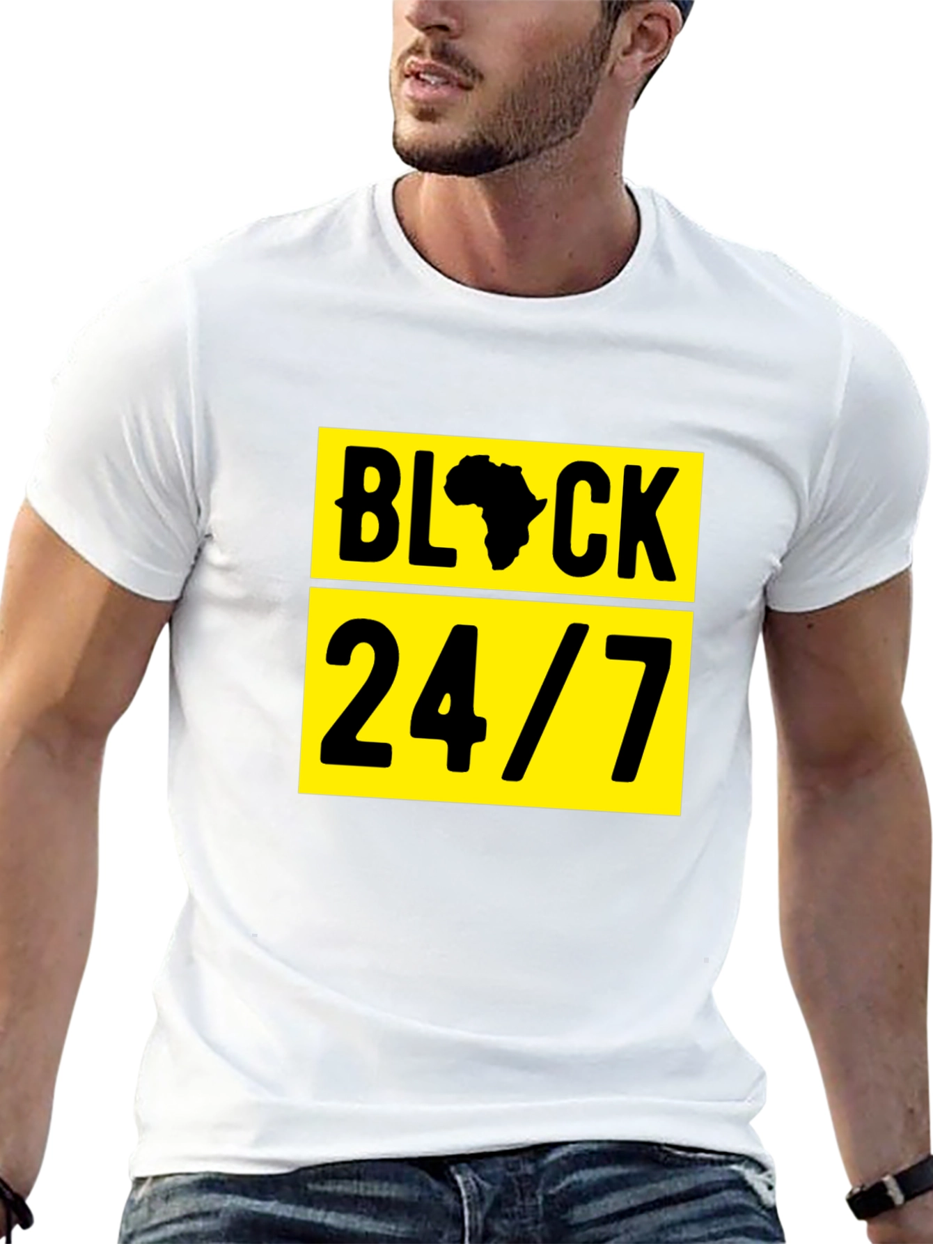 Black 24/7 Graphic T-Shirt