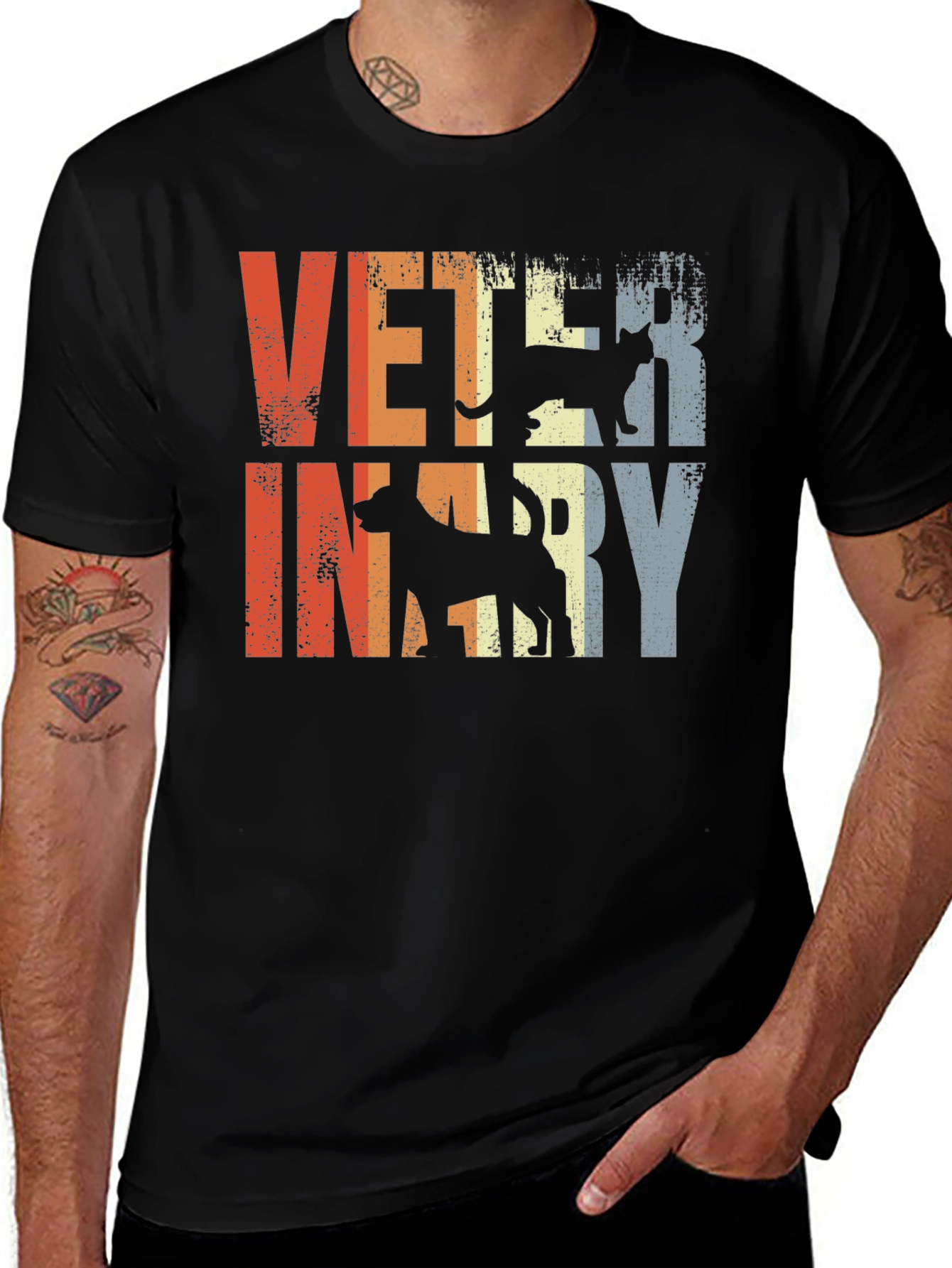 Veterinary Retro Style Graphic Tee