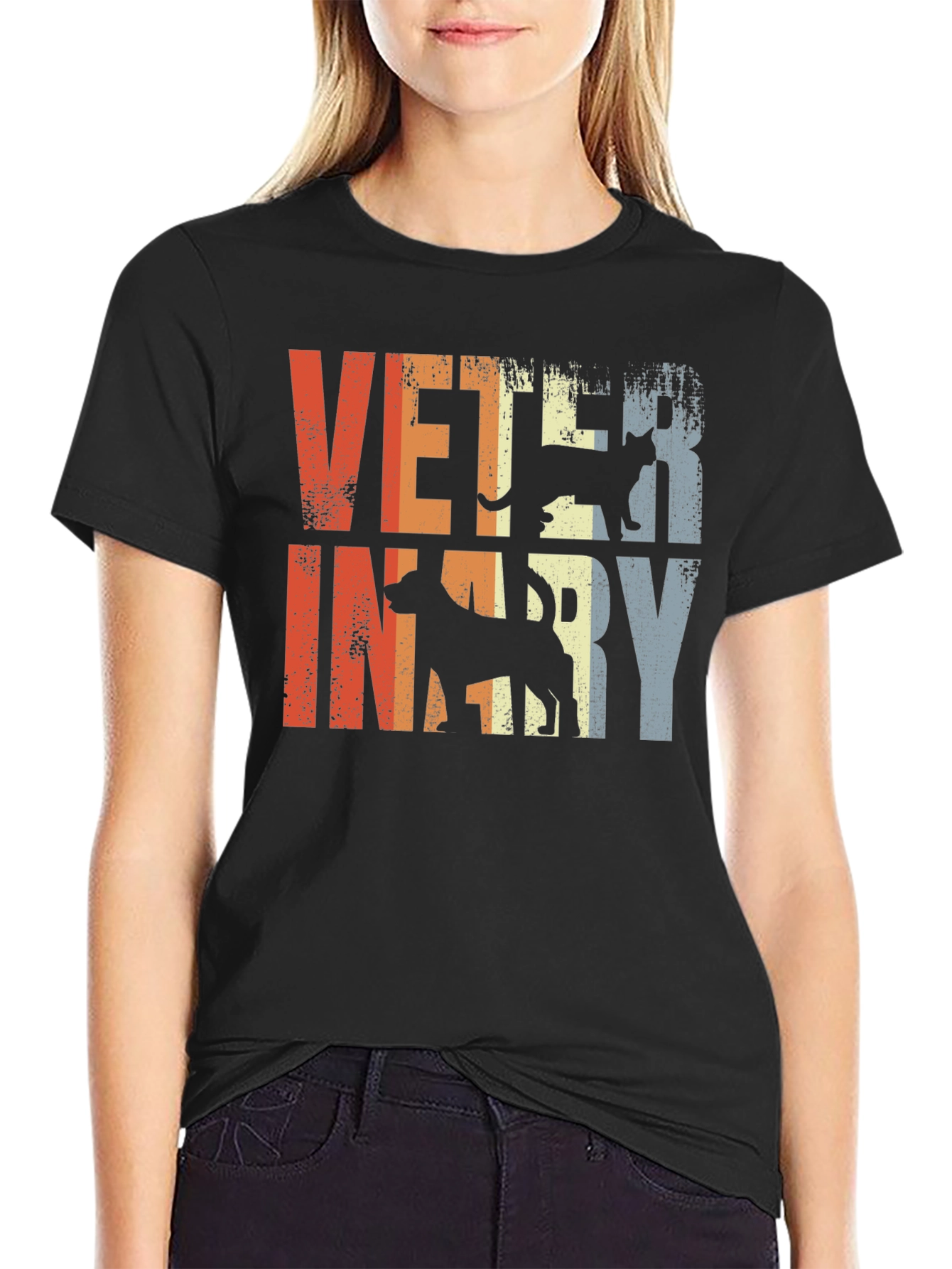 Veterinary Retro Style Graphic Tee