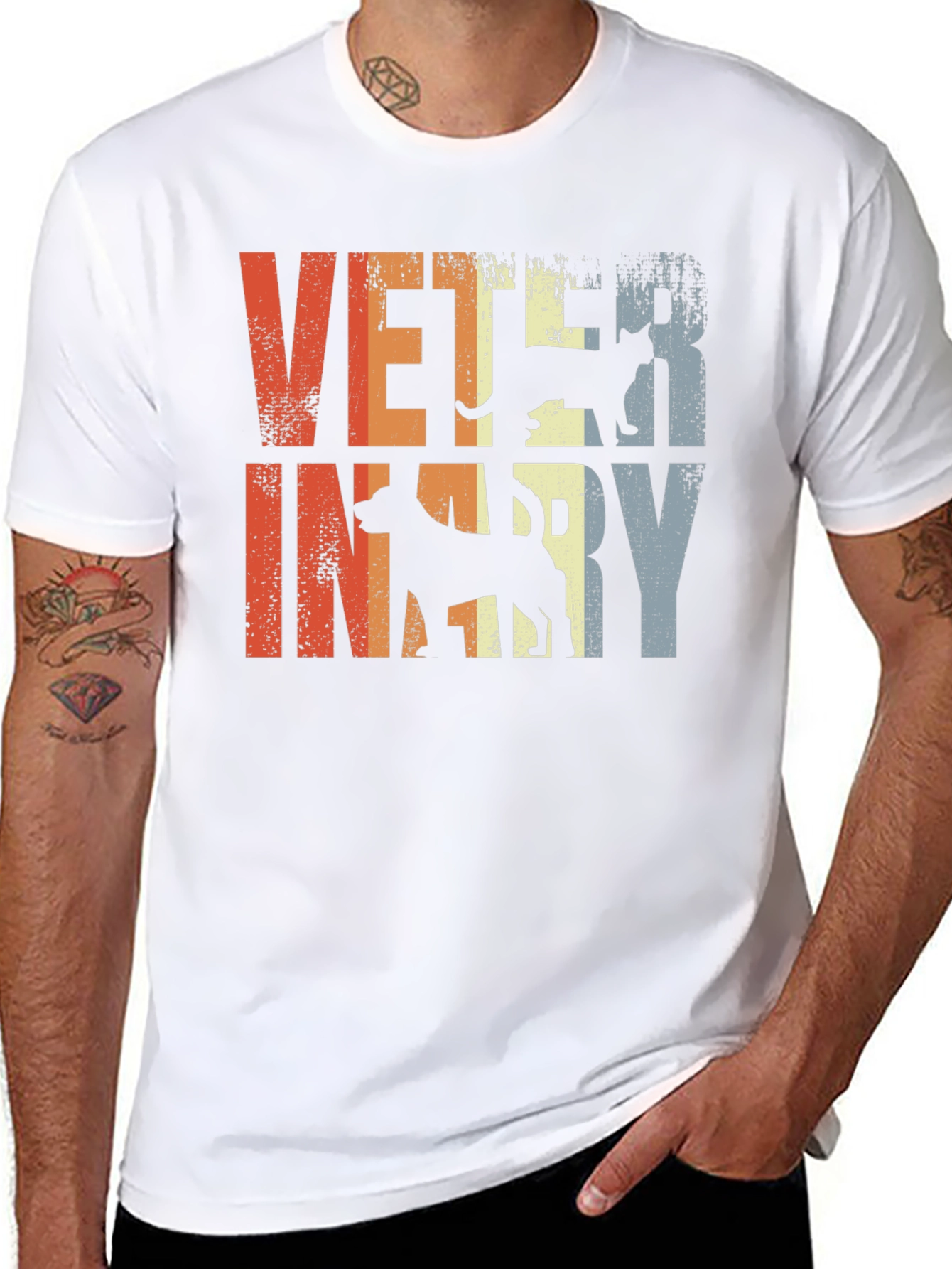 Veterinary Retro Style Graphic Tee