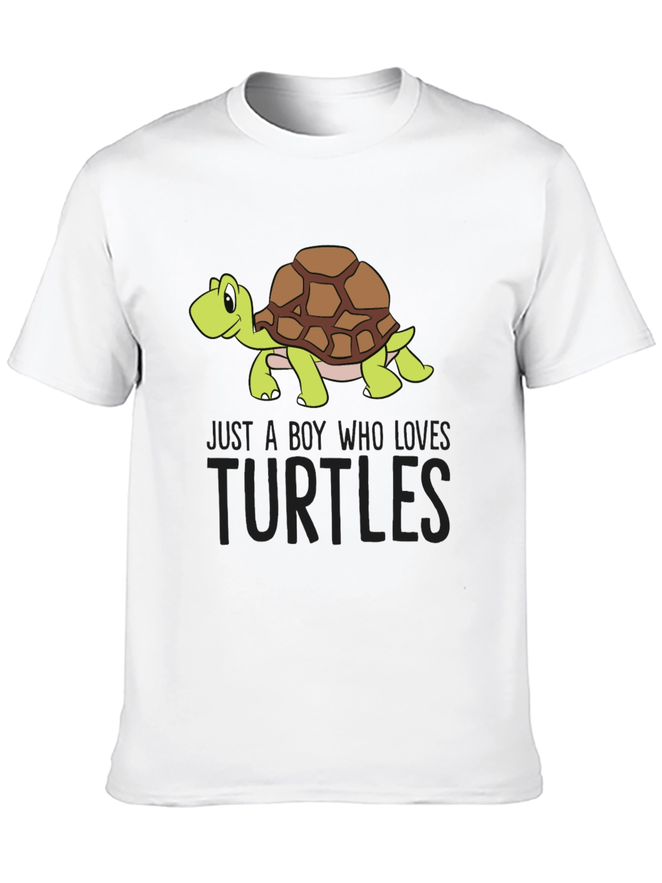 Boys Turtle Lover Graphic Tee - Cute Turtle Design