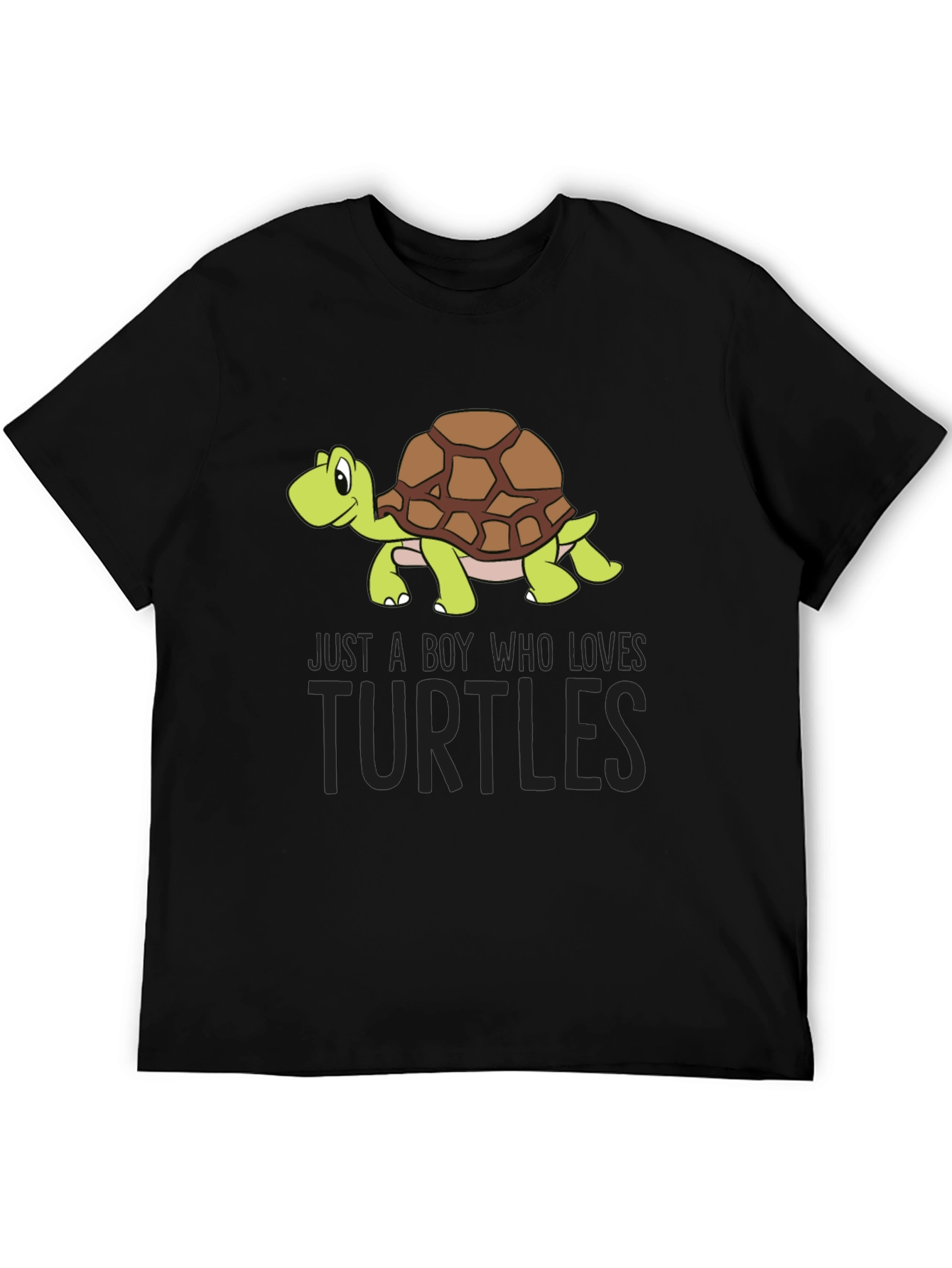 Boys Turtle Lover Graphic Tee - Cute Turtle Design