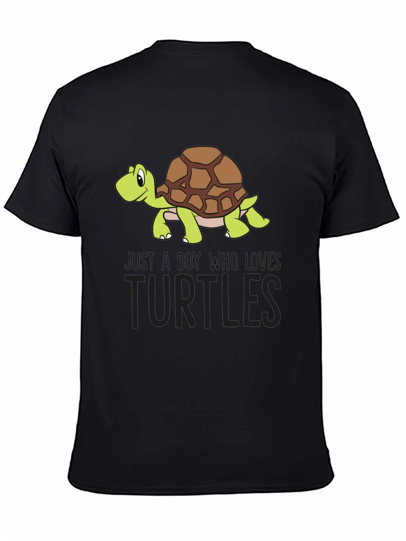 Boys Turtle Lover Graphic Tee - Cute Turtle Design