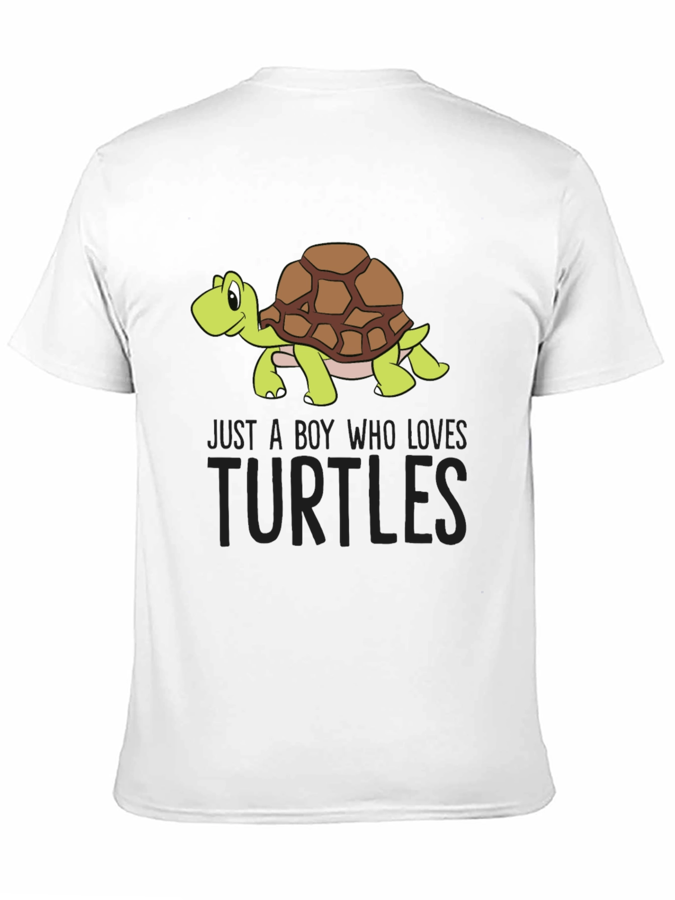 Boys Turtle Lover Graphic Tee - Cute Turtle Design