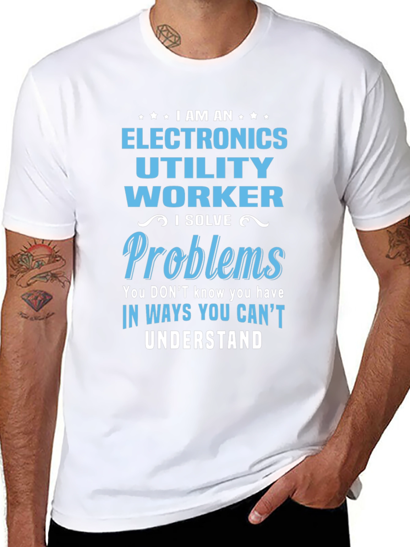 Electronics Utility Worker T-Shirt - Problem Solver